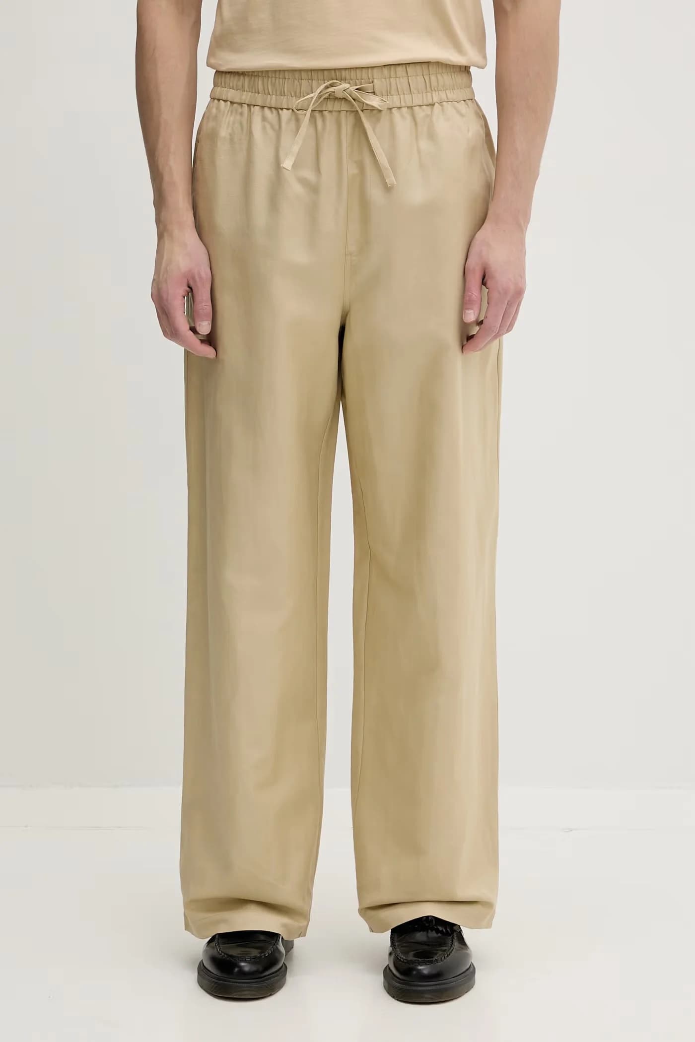 Мужские брюки с льном