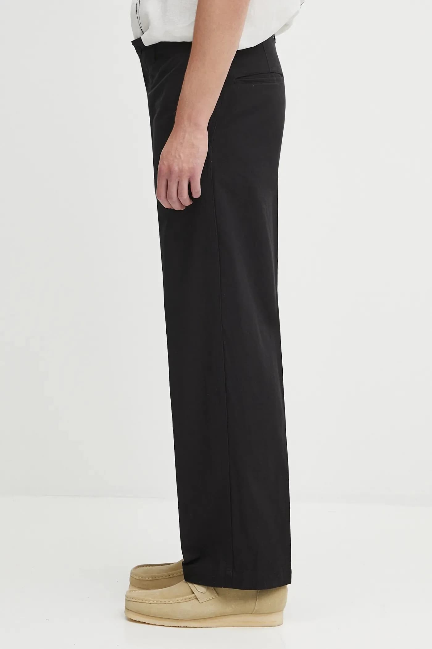 Хлопковые брюки-чиносы экс-широкого кроя - фото 2