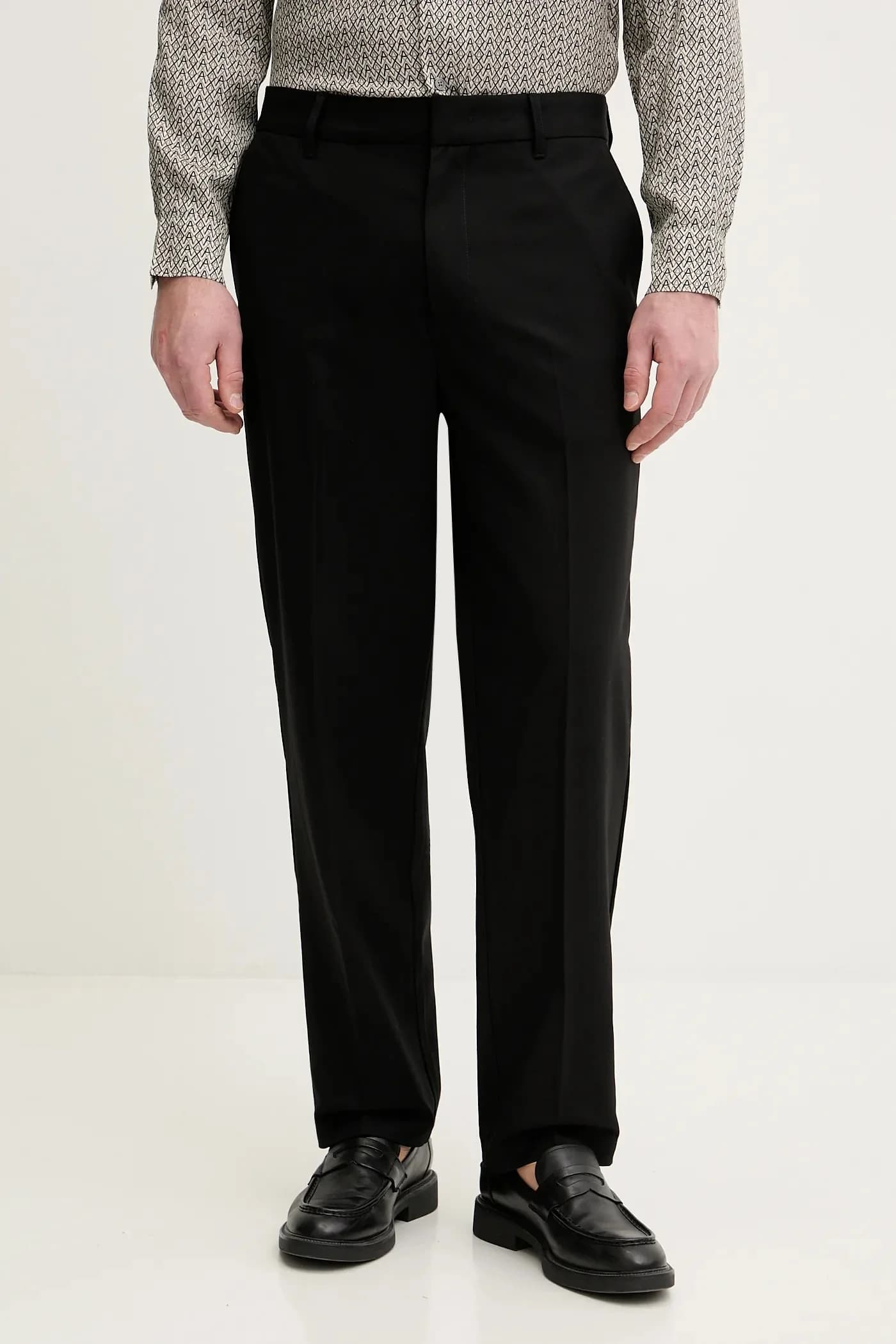 Брюки из смесовой шерсти