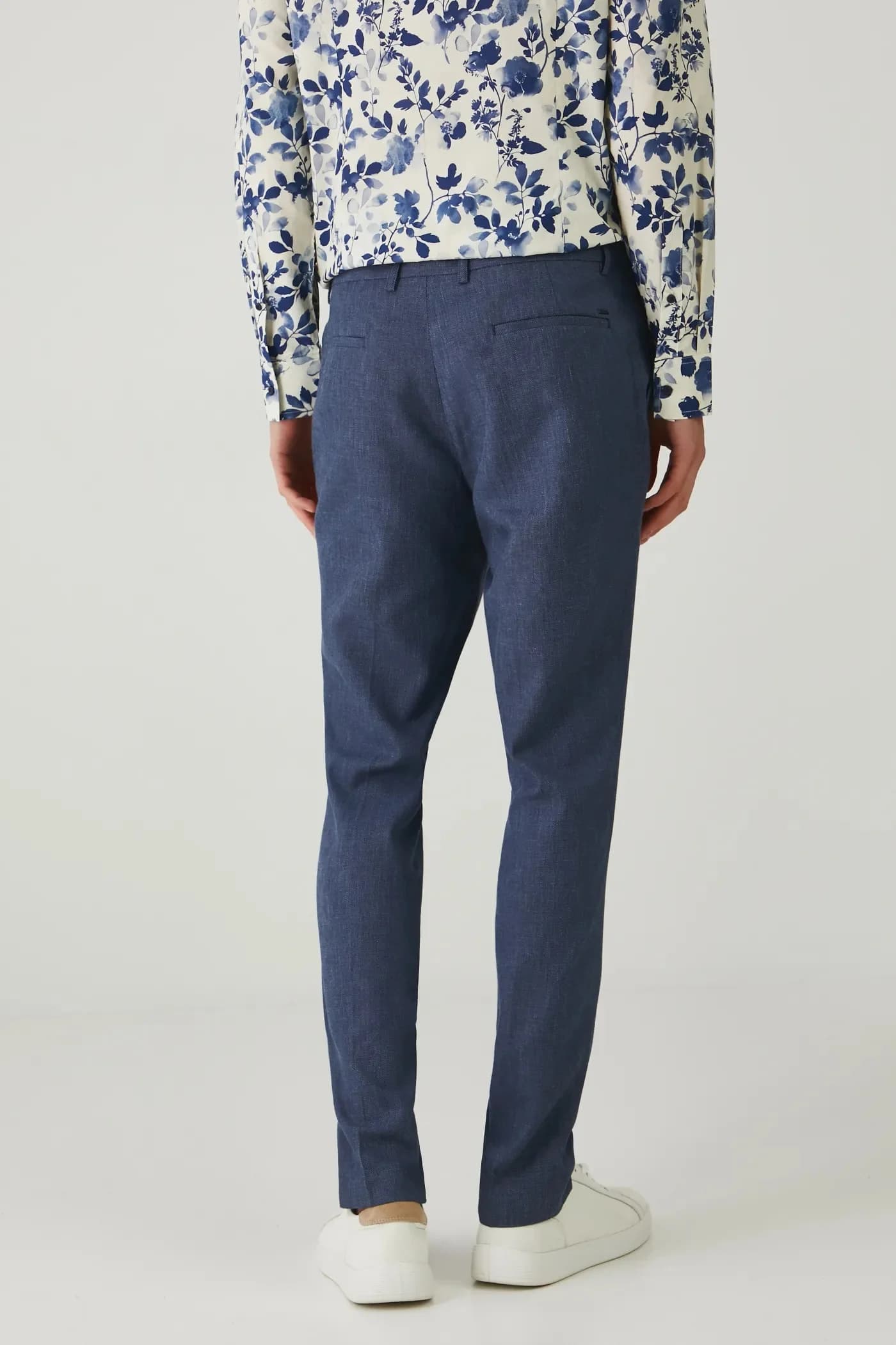 Брюки из смесового льна - фото 3