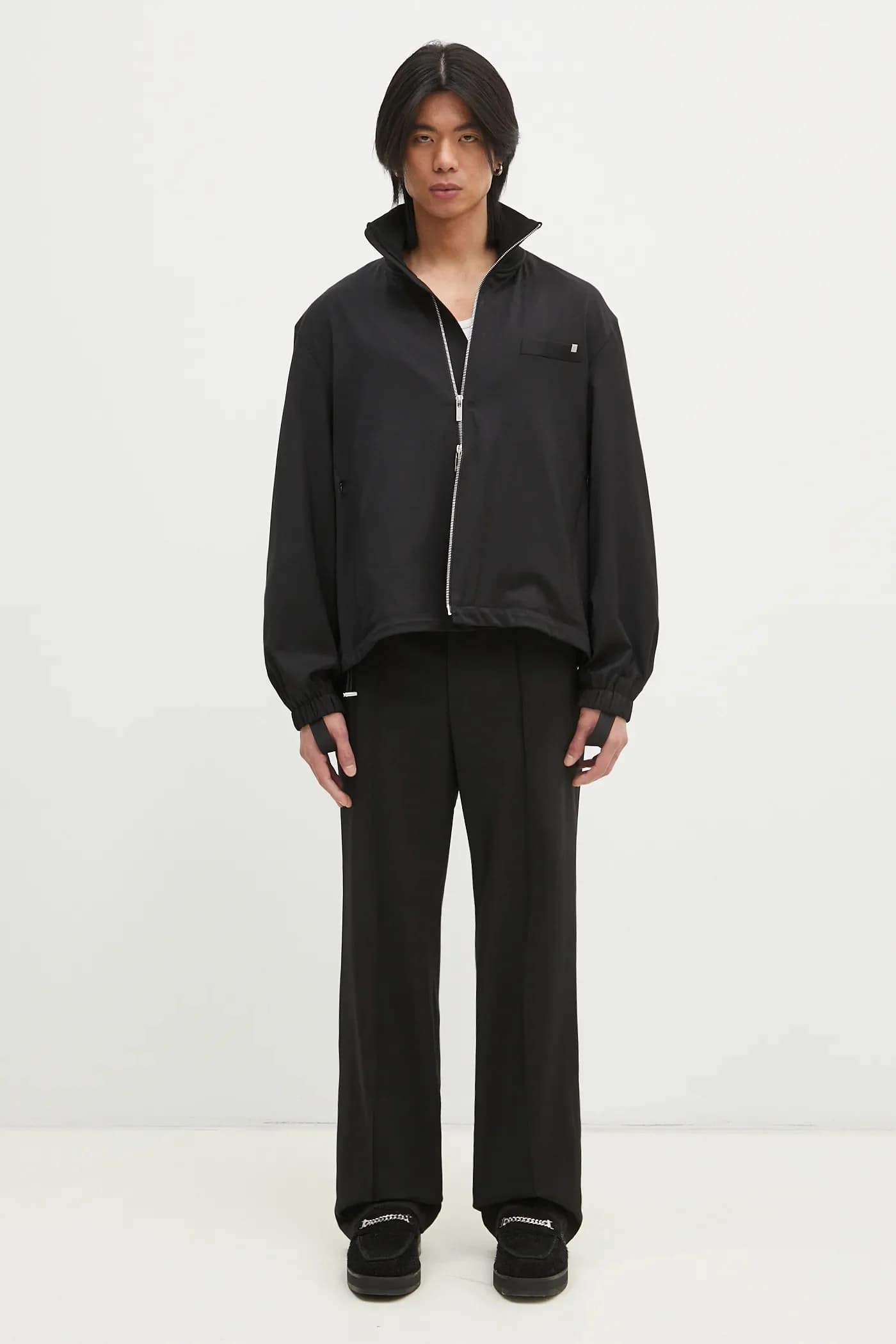 Свободные брюки.Костюмные брюки из шерсти - фото 5