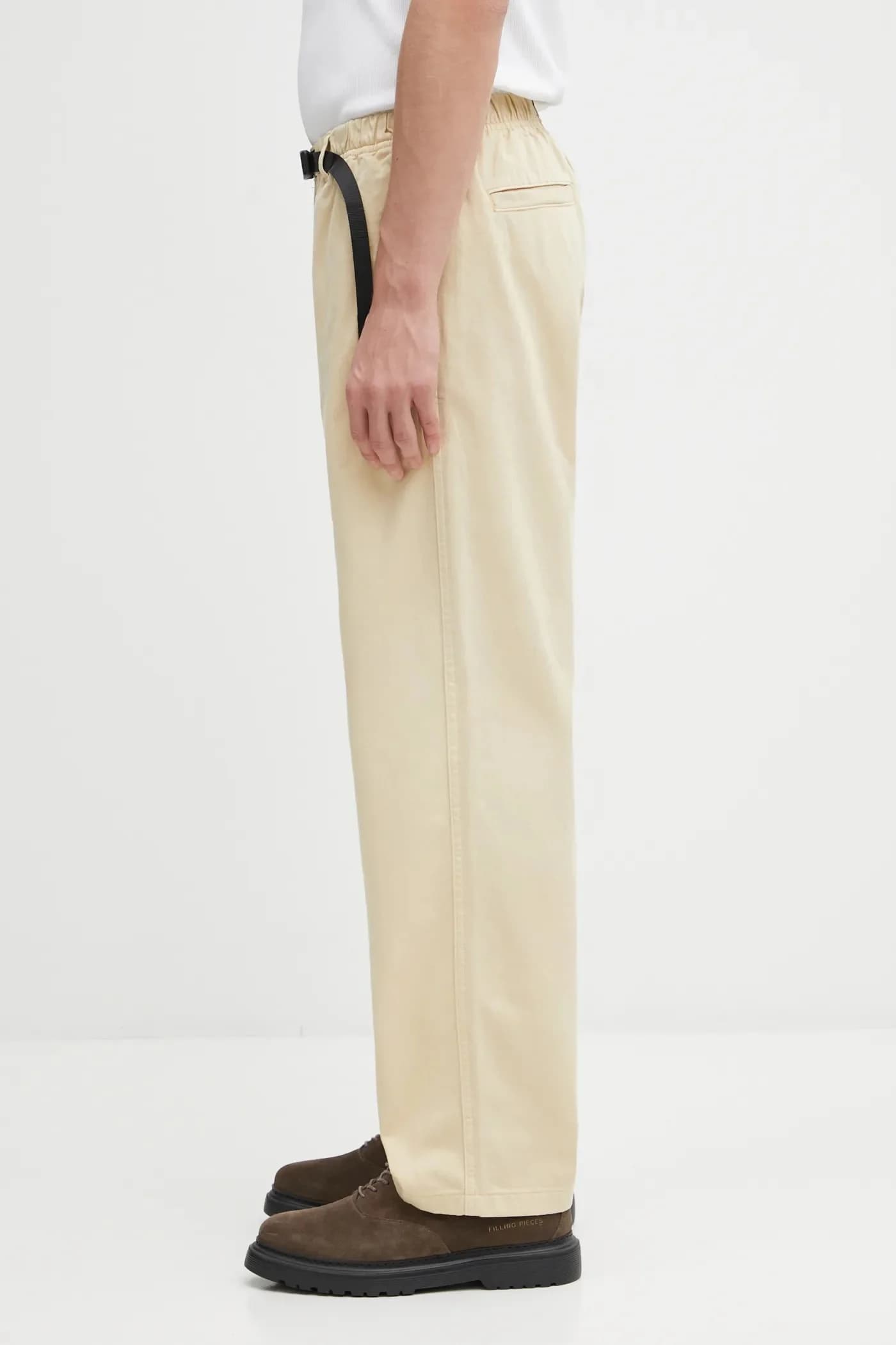 Брюки прямого кроя из хлопка - фото 2