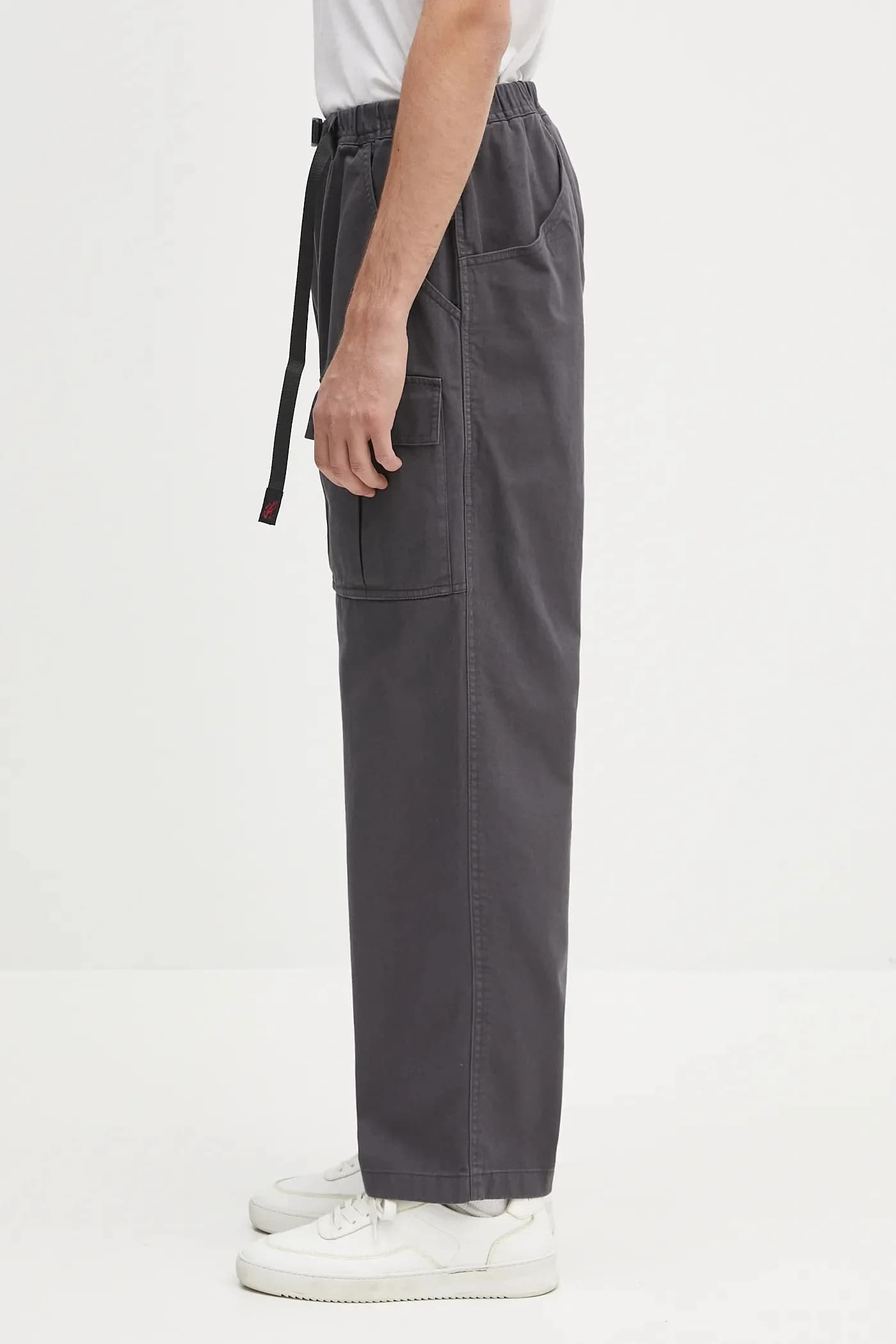 Хлопковые брюки-карго спереди - фото 2