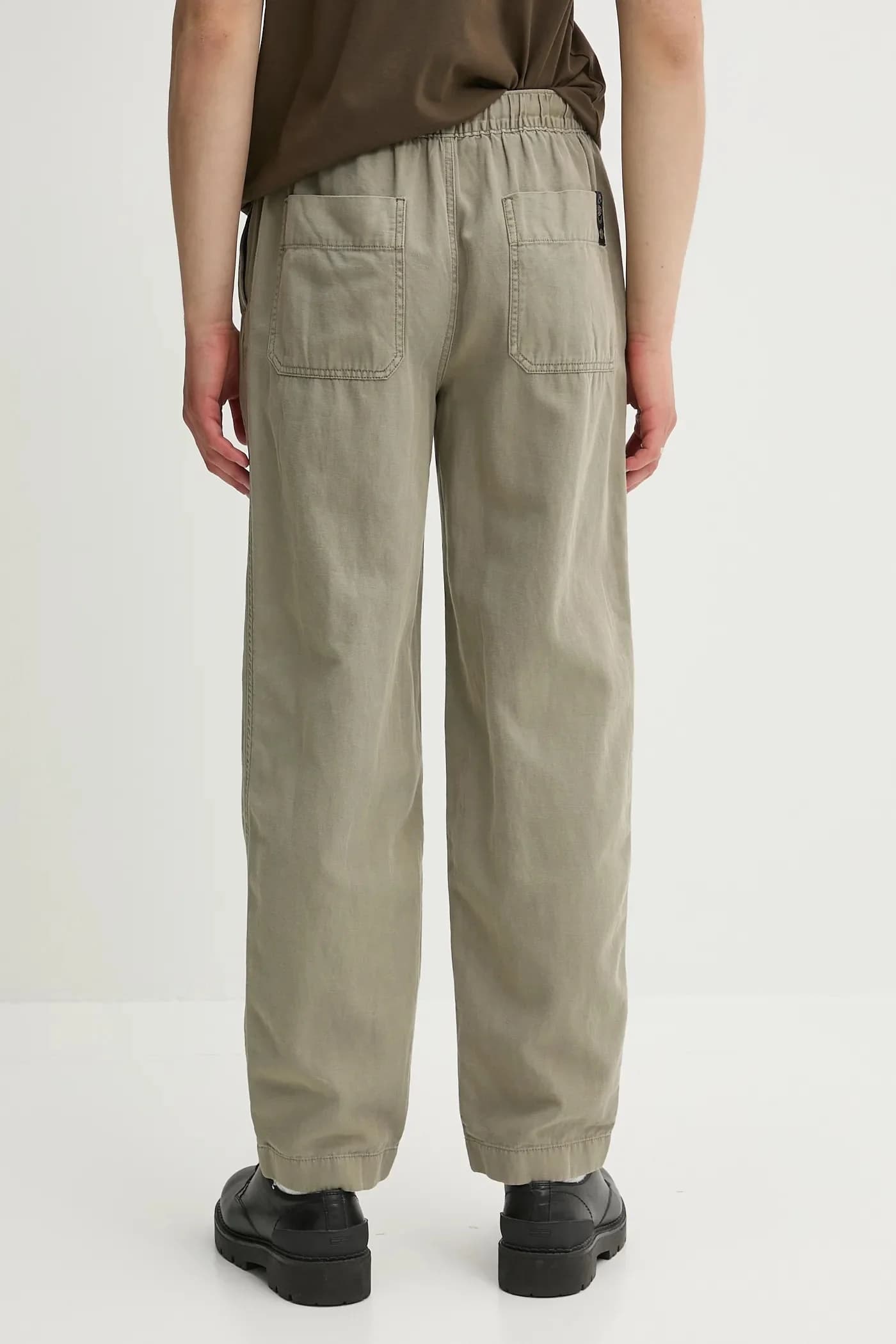 Брюки из смесового льна - фото 3