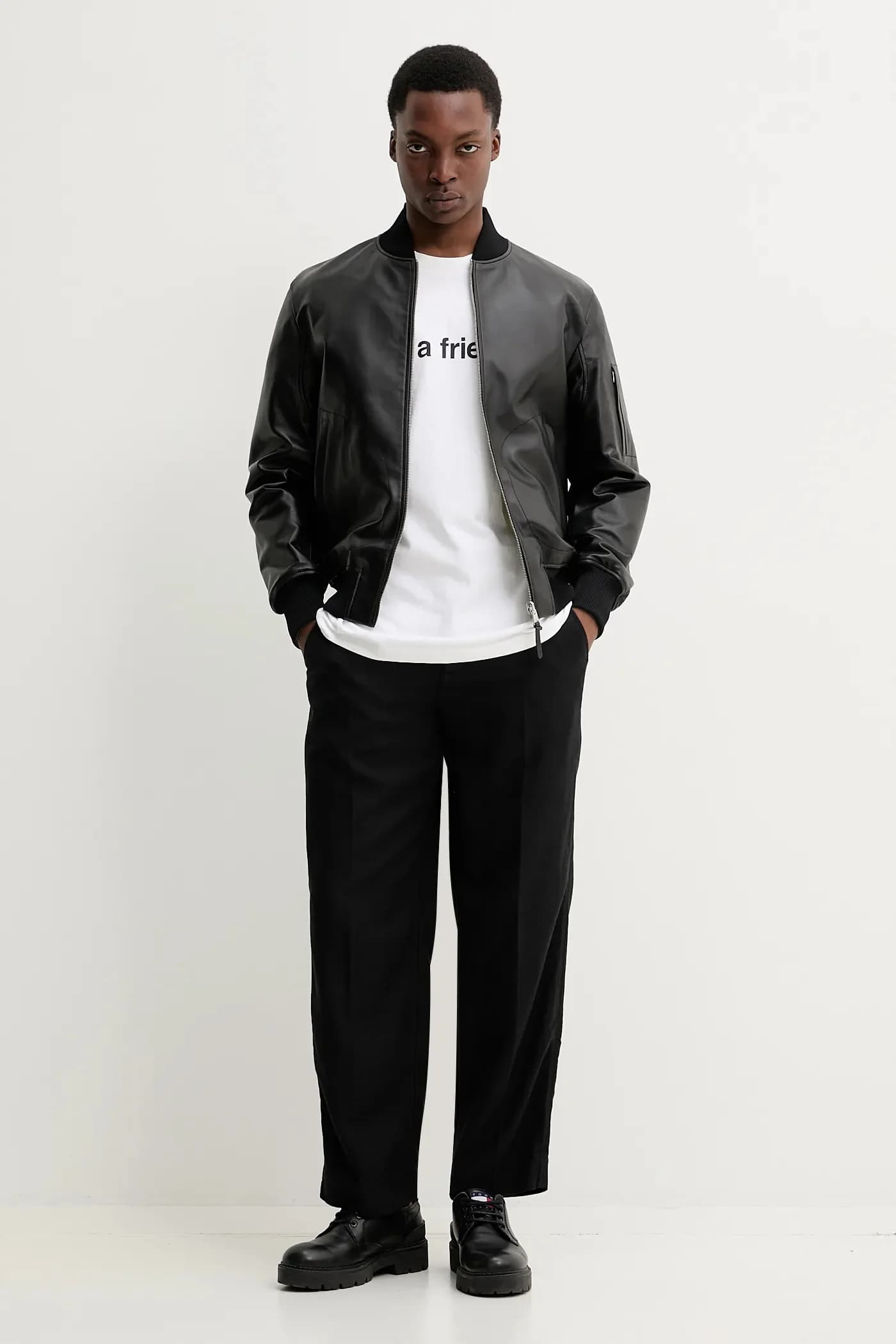 Брюки из смесового льна - фото 2