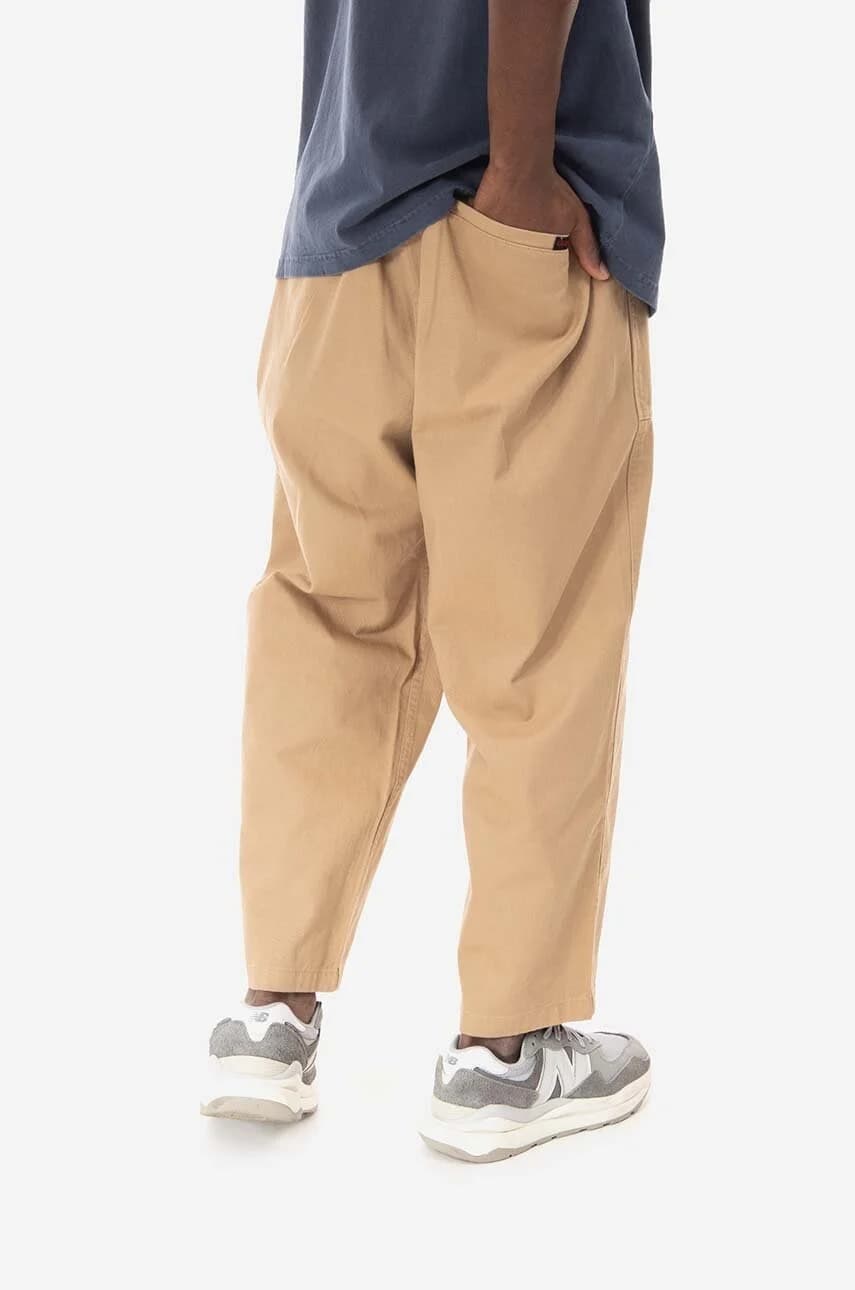 Свободные зауженные брюки из хлопка - фото 3