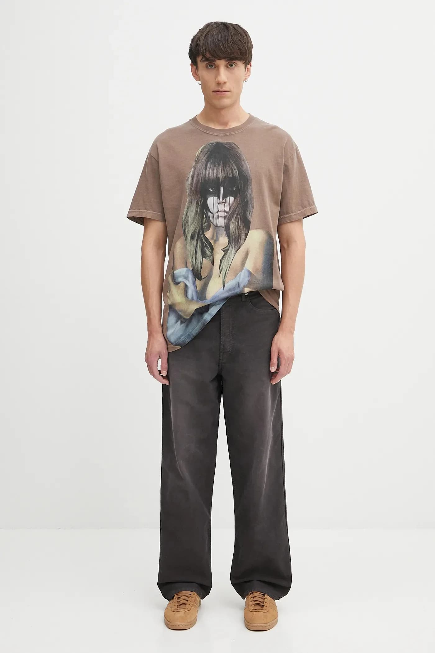 Широкие хлопковые брюки Fluxus 01 ex - фото 5