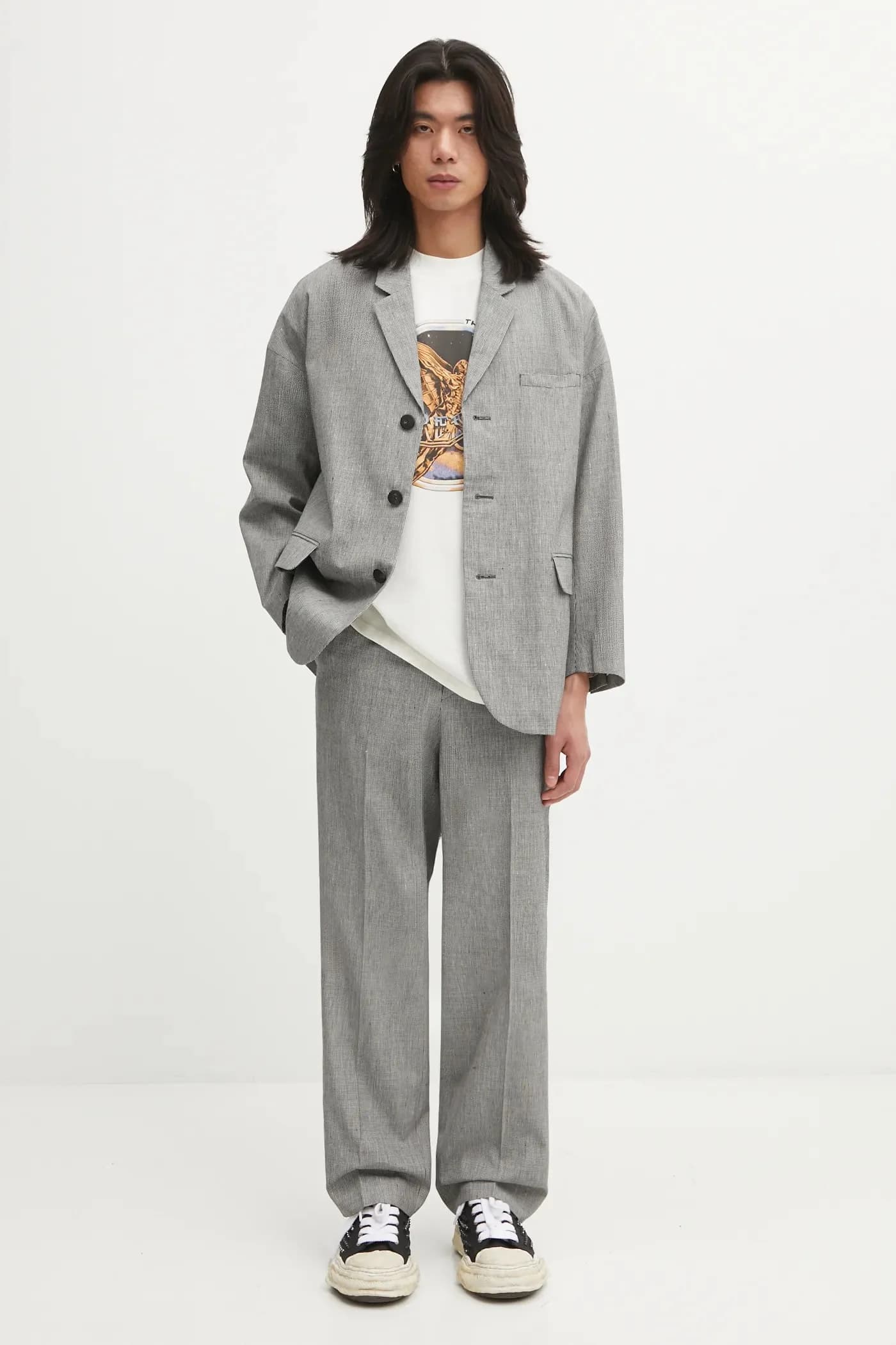 ШИРОКИЕ БРЮКИ SANTOME из шерсти - фото 5