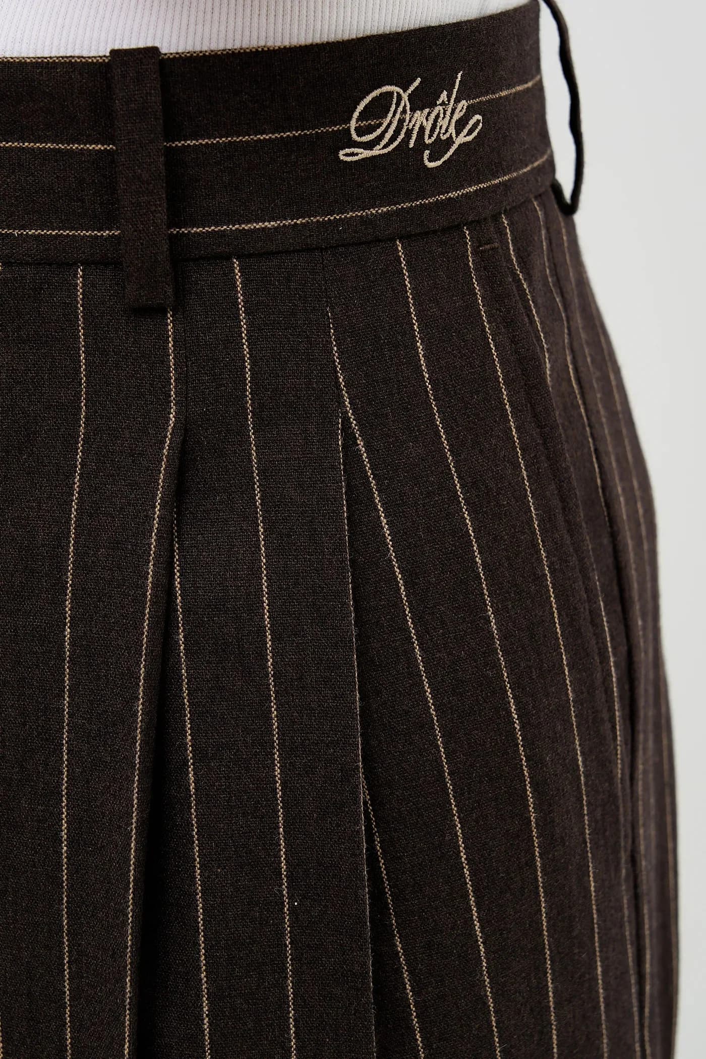 Шерстяные брюки Le Pantalon Pinstripes - фото 4