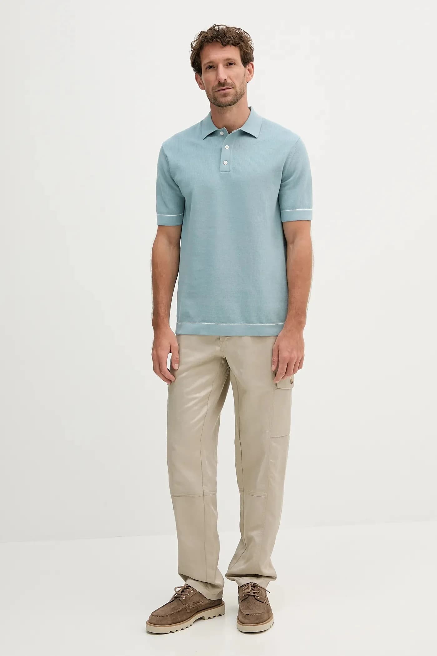 Брюки из смесового льна - фото 2