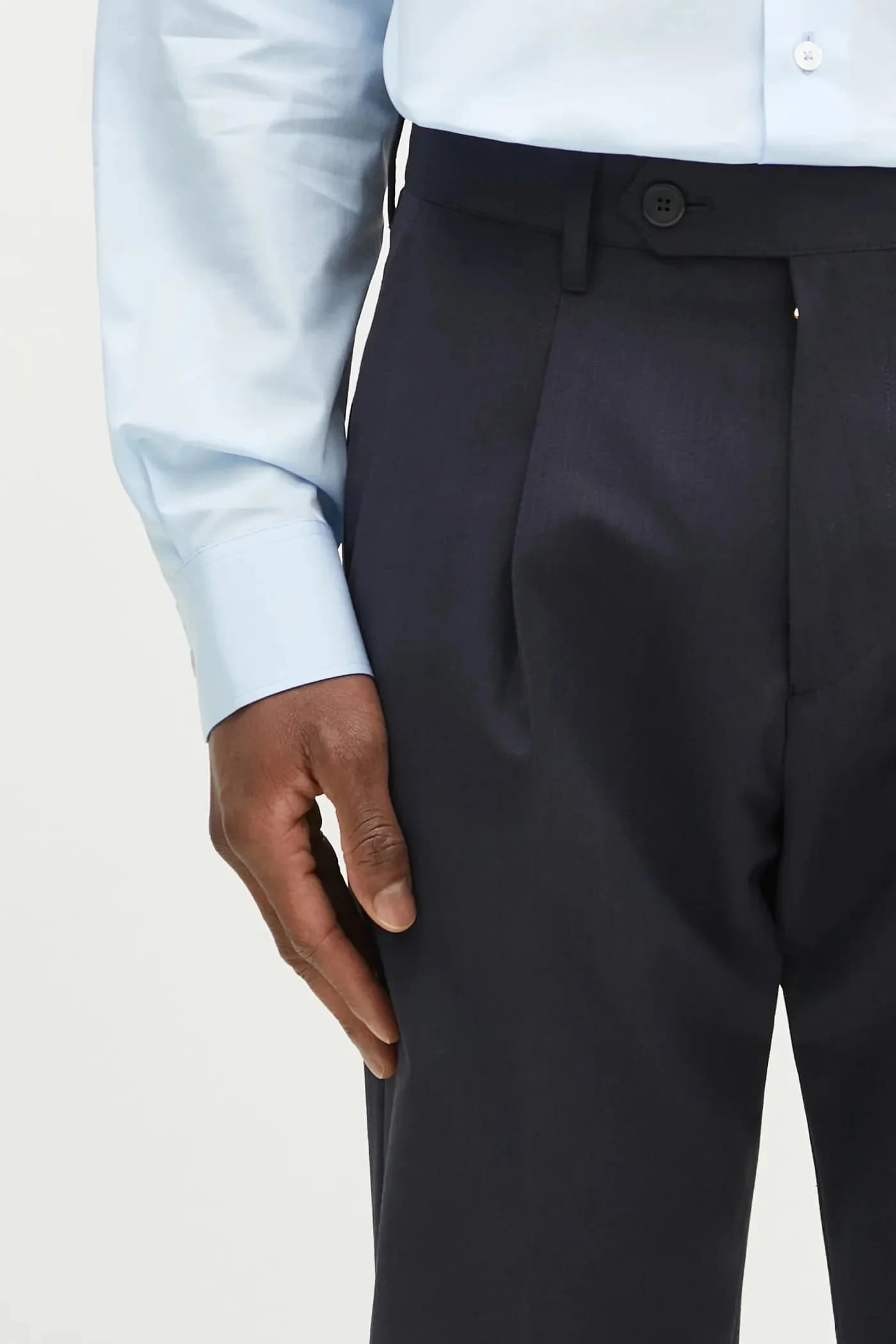 Брюки из смесовой шерсти - фото 4