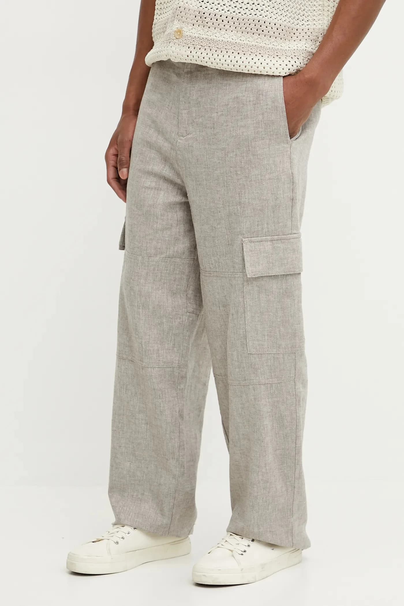 Льняные брюки