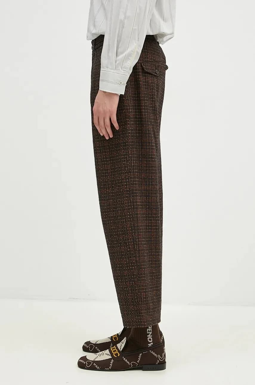 Брюки из смесовой шерсти - фото 2