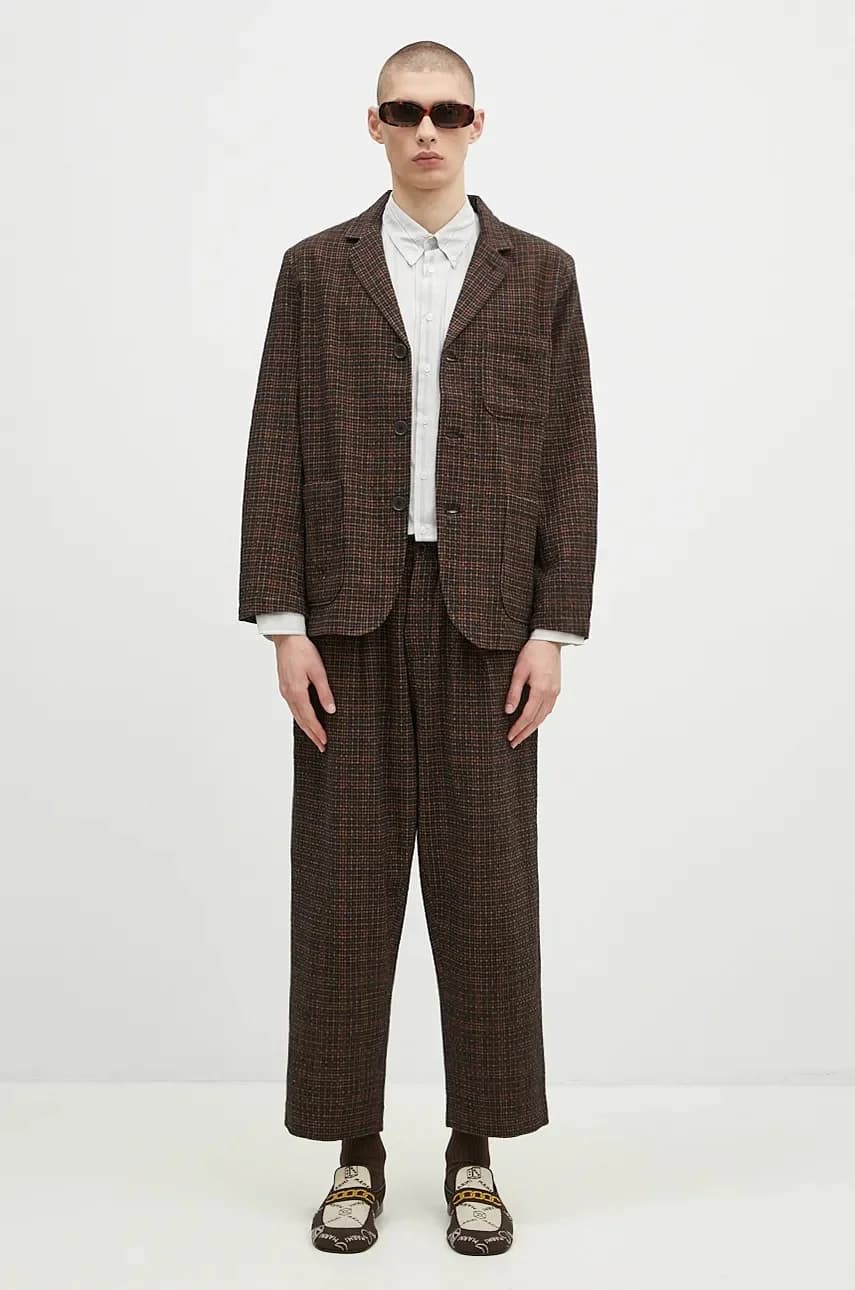 Брюки из смесовой шерсти - фото 5