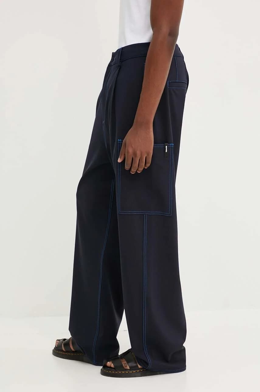 Брюки из смесовой шерсти