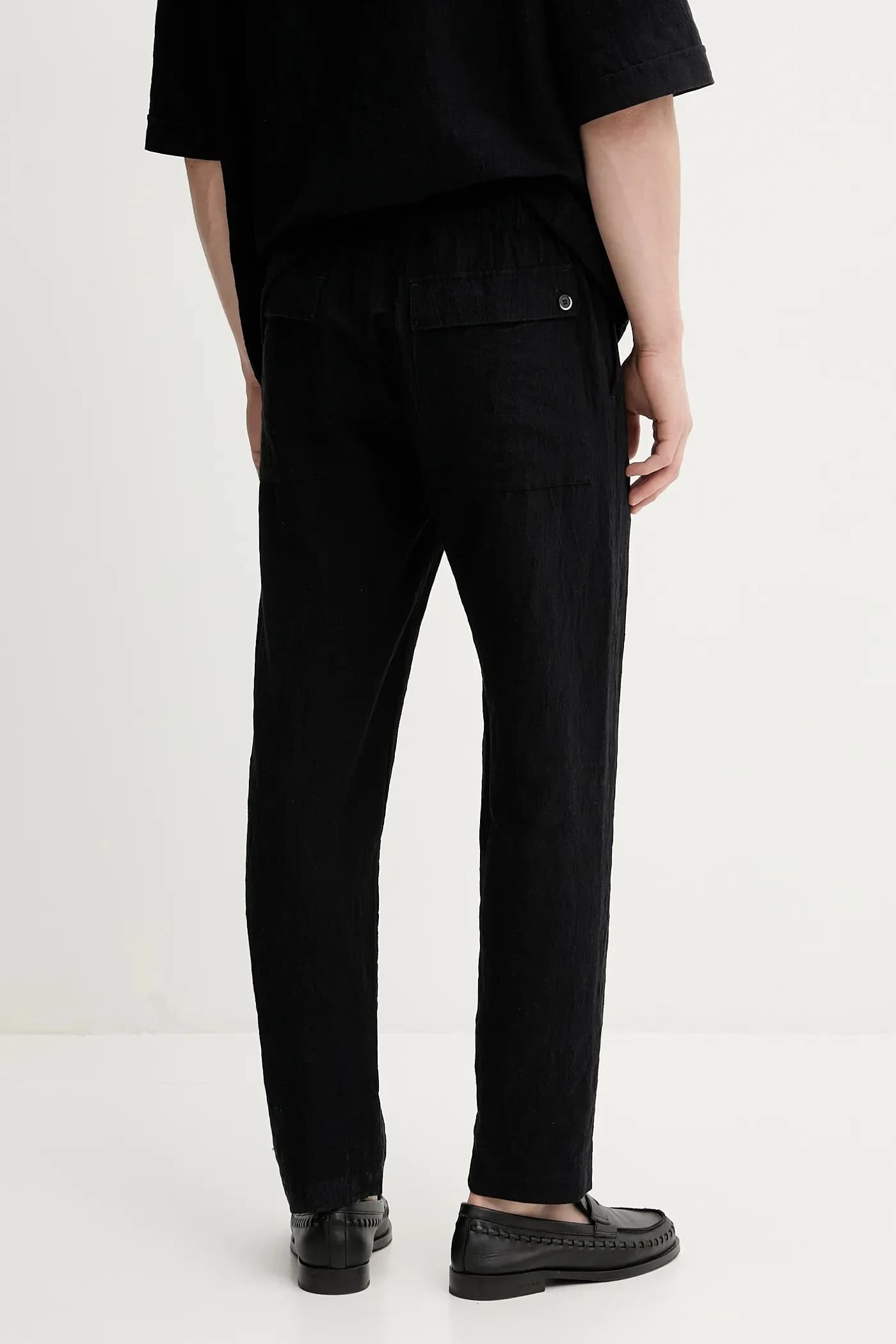 брюки Camicia Mola из смесового льна - фото 3