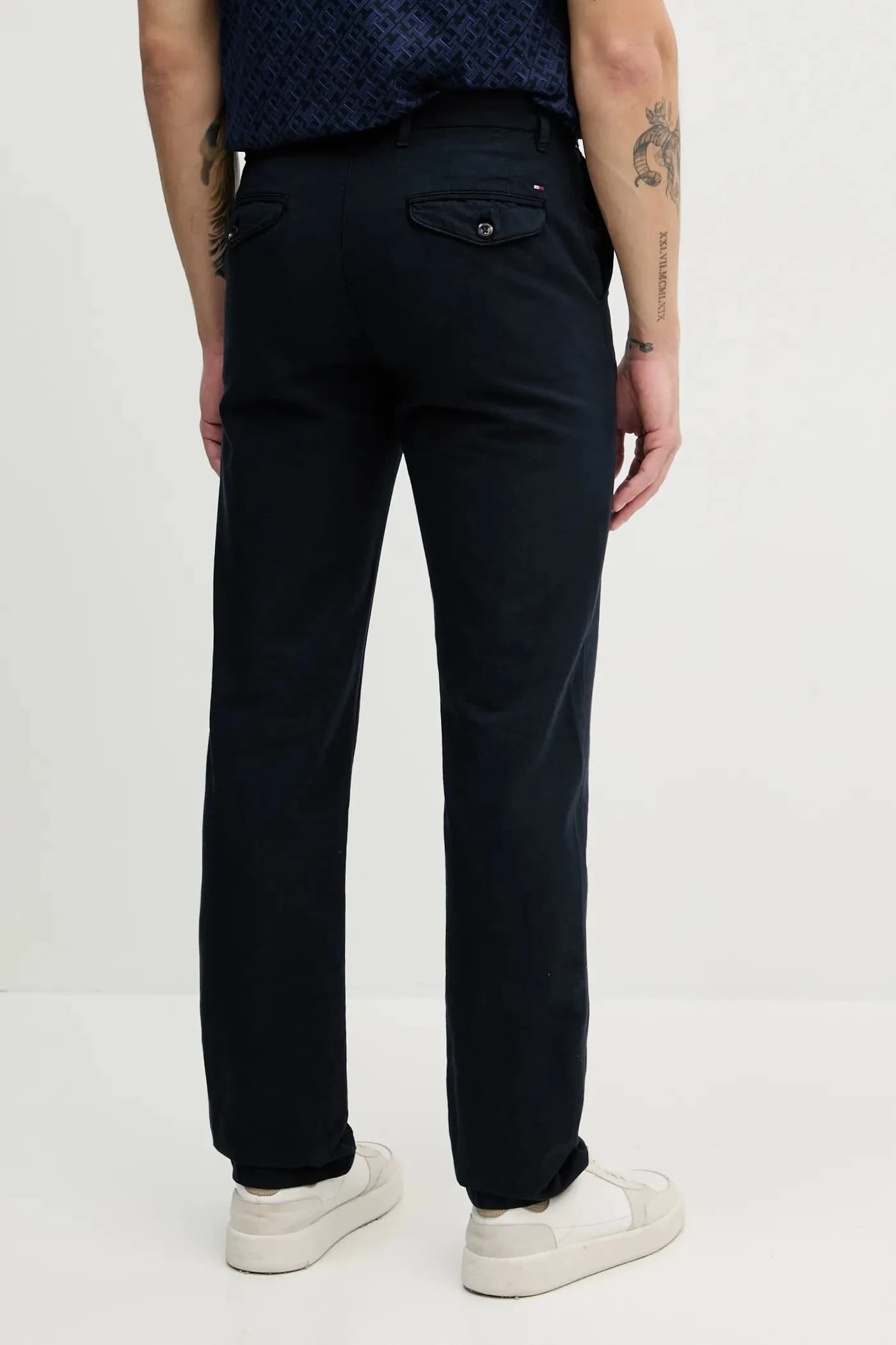 Брюки из смесового льна - фото 3