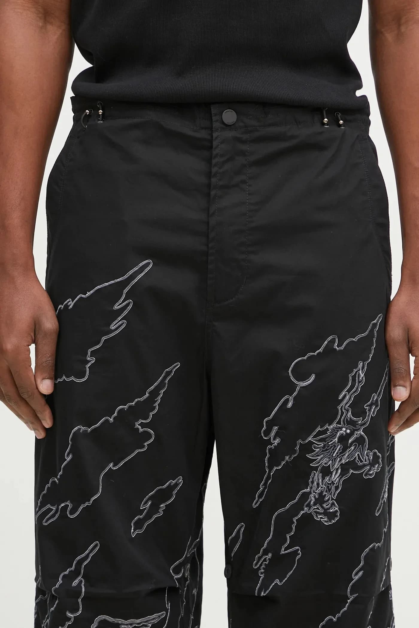 Хлопковые брюки Dpm: Sparse Bonsai Snopants - фото 4