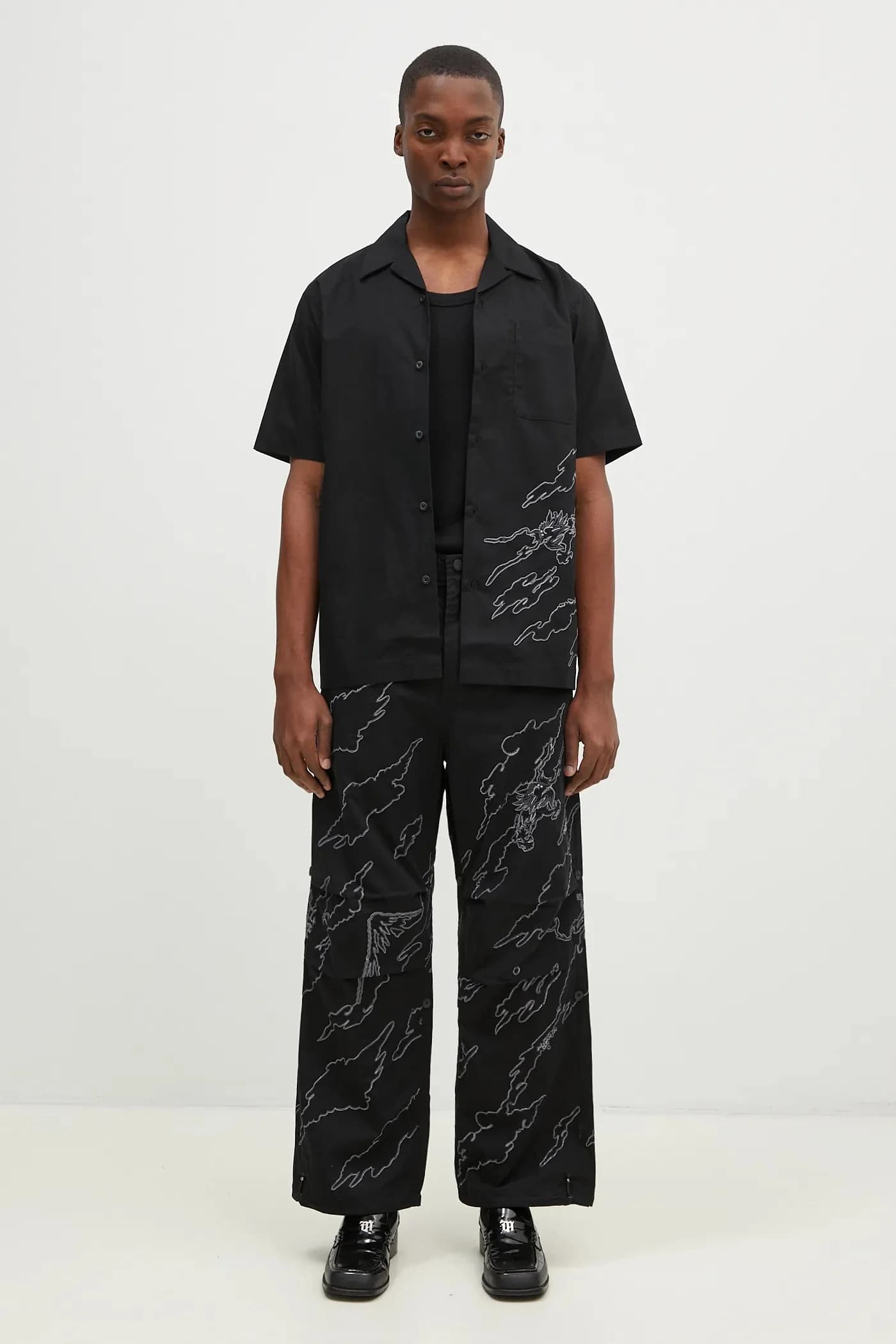 Хлопковые брюки Dpm: Sparse Bonsai Snopants - фото 5