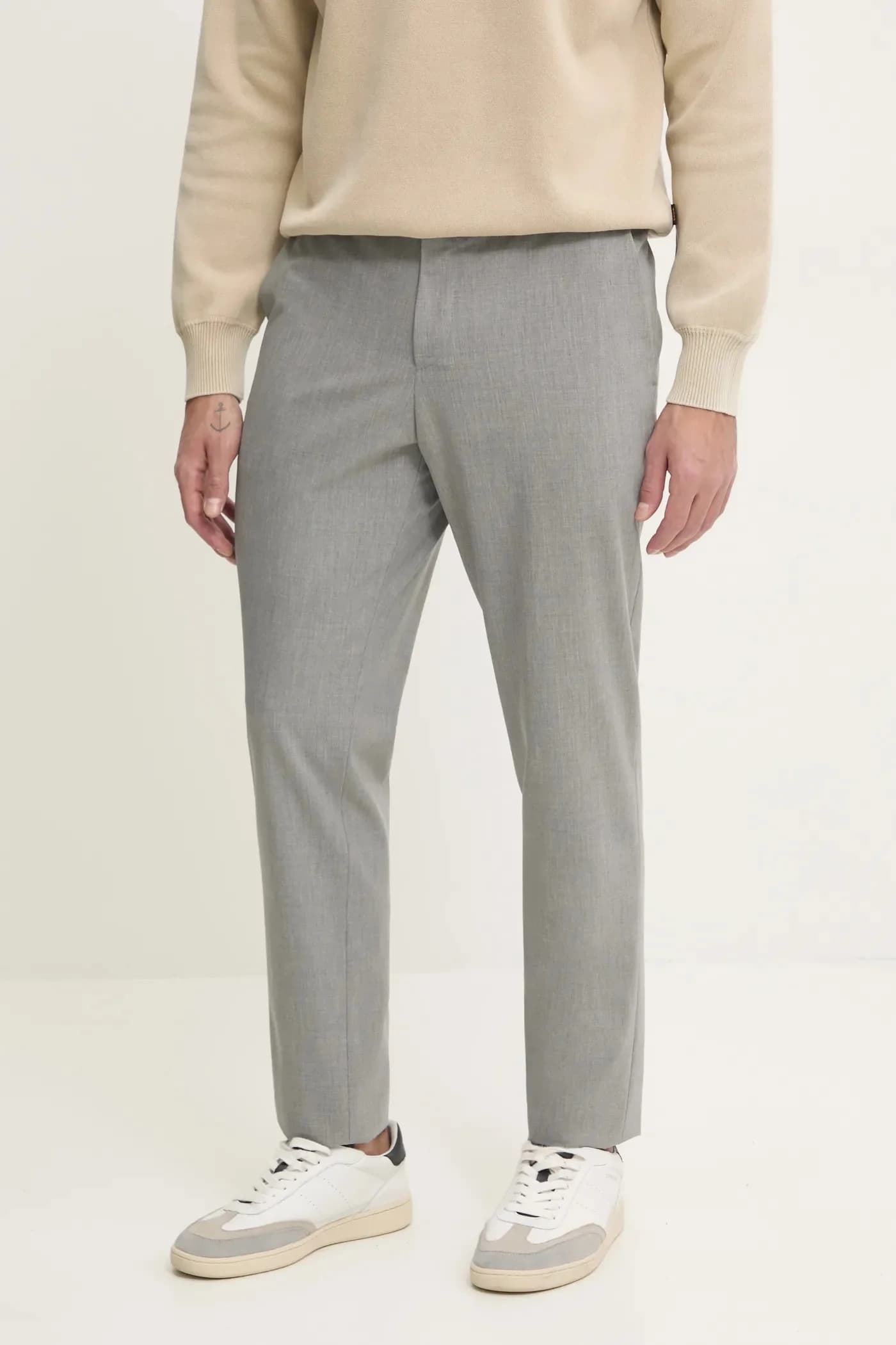 Брюки из смесовой шерсти