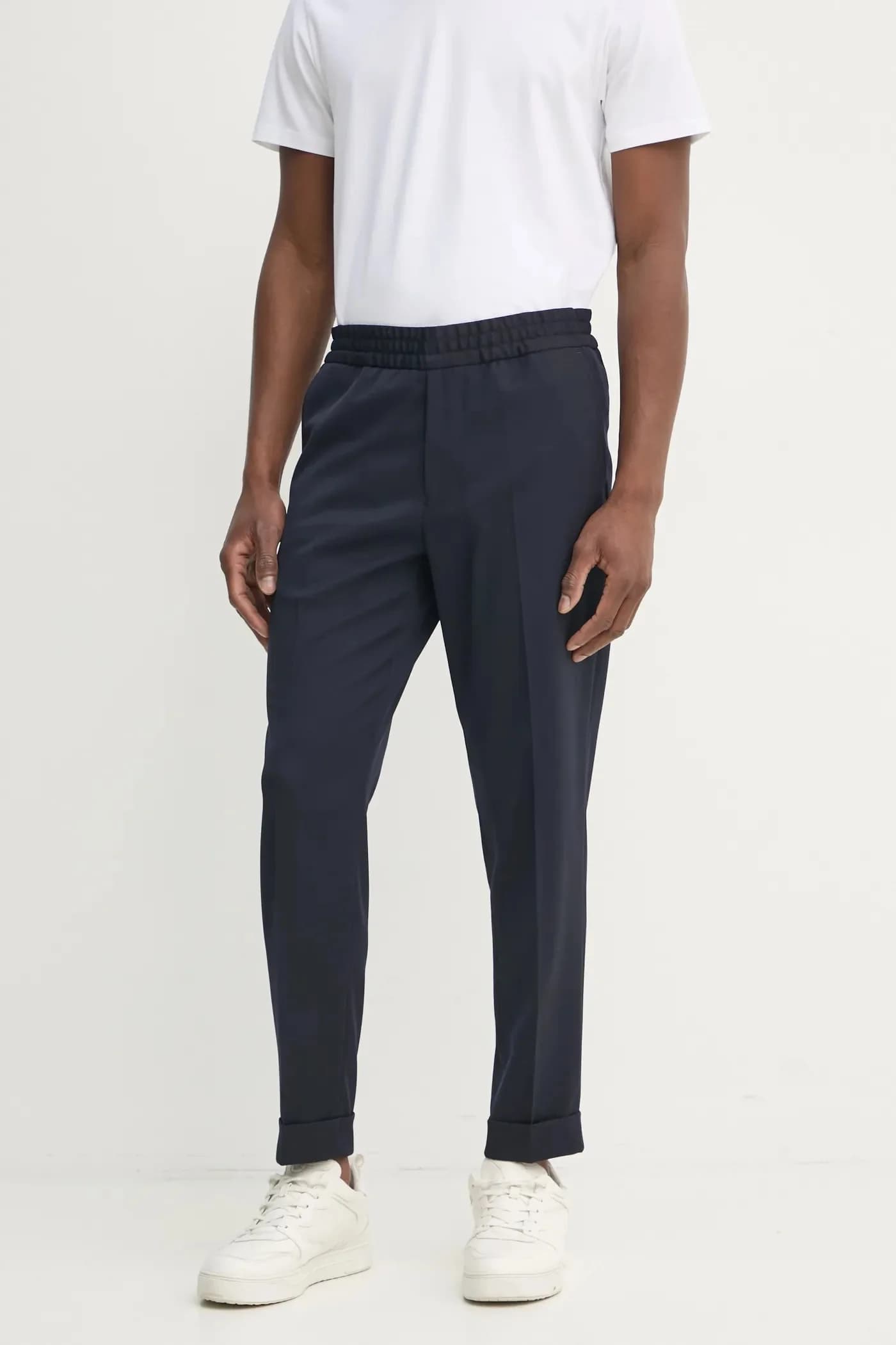 Брюки из смесовой шерсти - фото 4