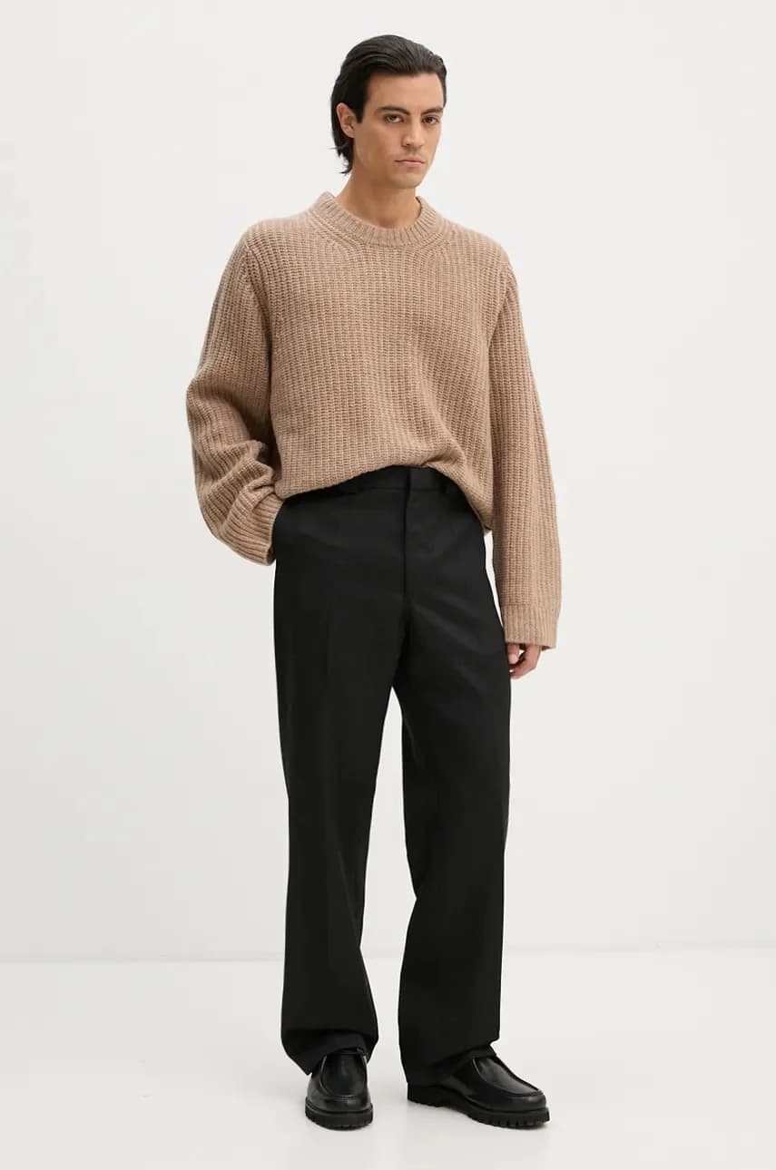 Брюки из смесовой шерсти - фото 2