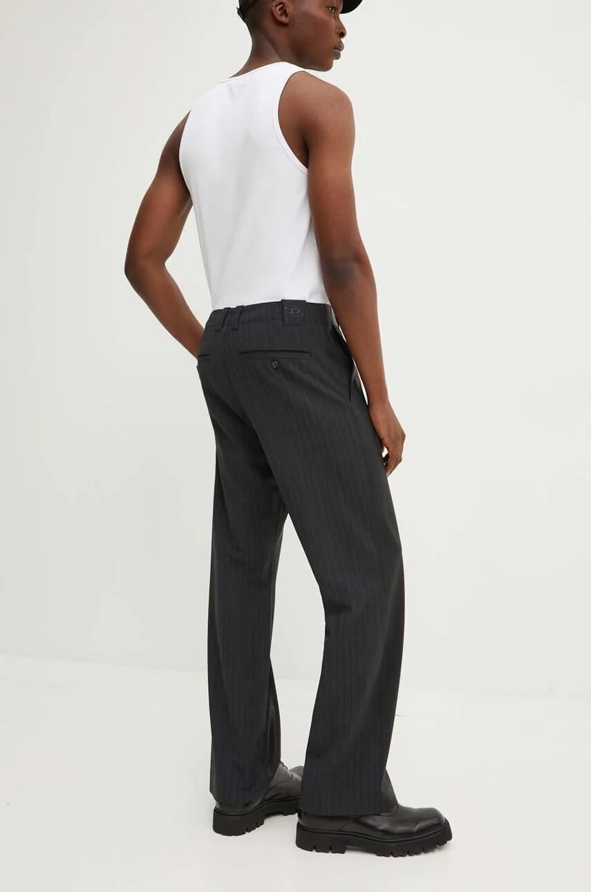 Брюки из смесовой шерсти P-Stanley - фото 3