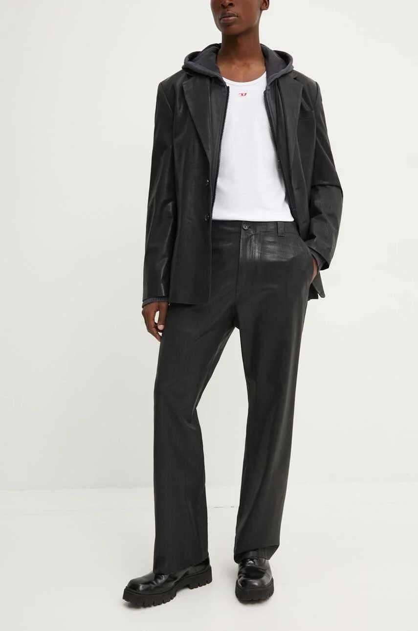 Брюки из смесовой шерсти P-Stanley - фото 4