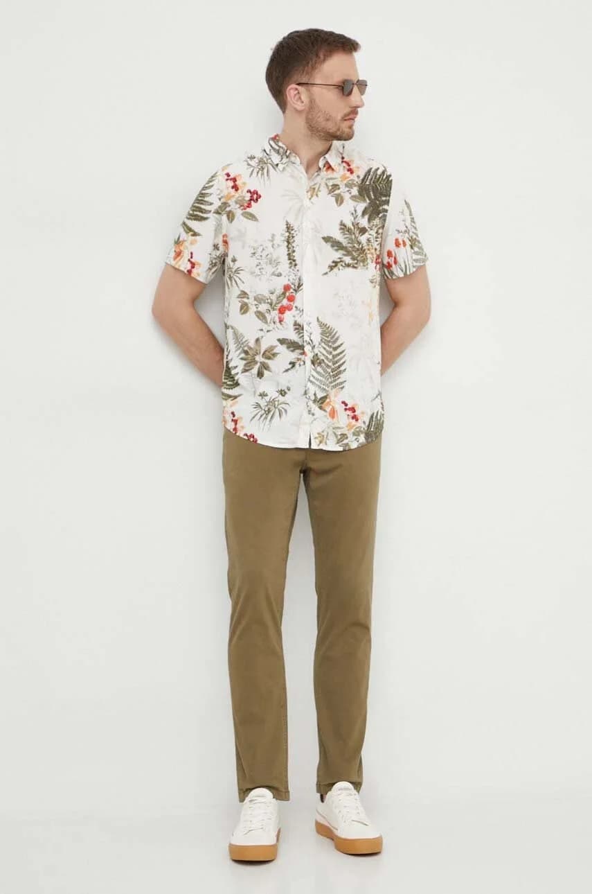 УЗКИЕ БРЮКИ С ПЯТЬЮ КАРМАНАМИ - фото 2