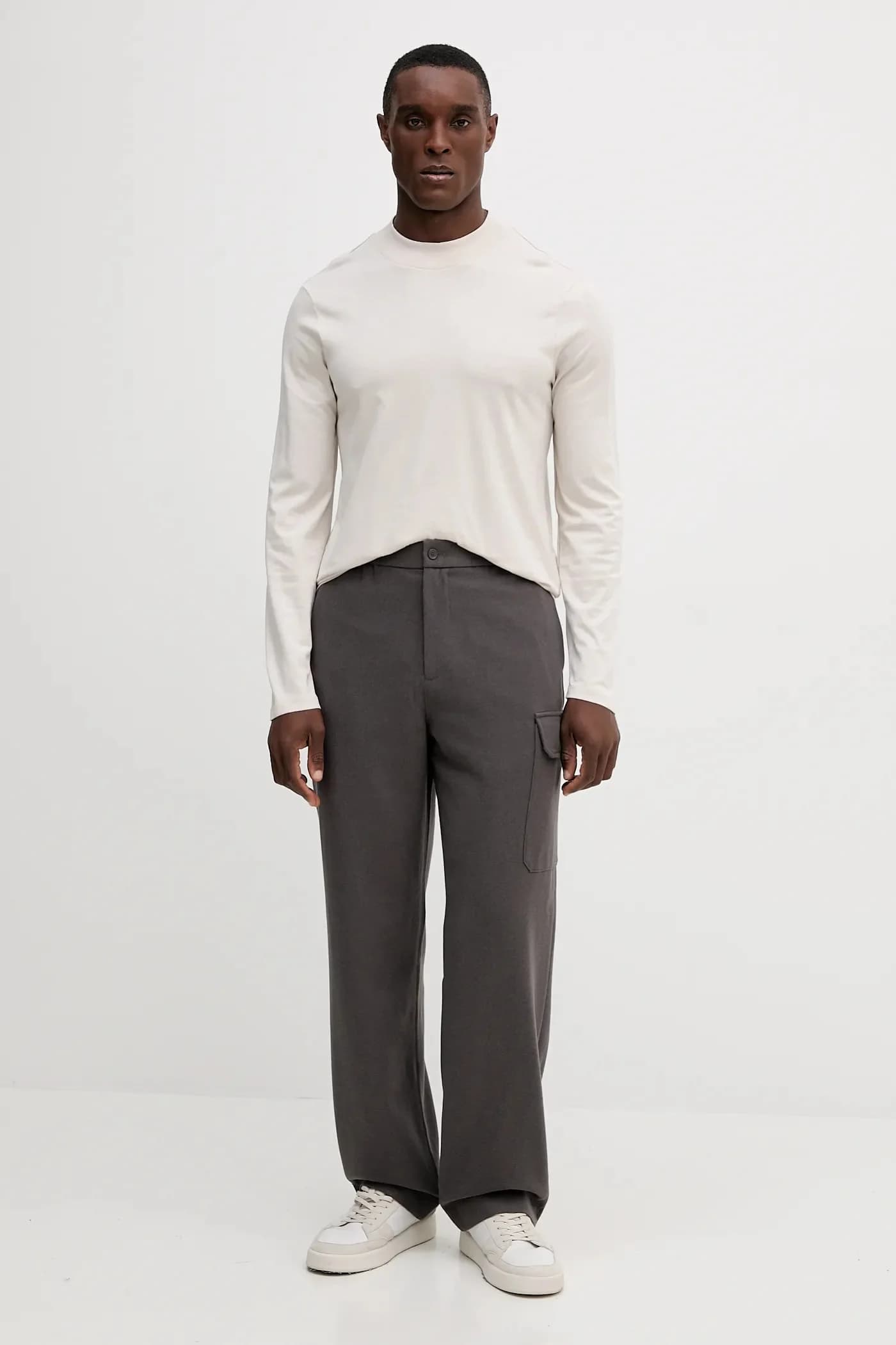 Брюки из смесовой шерсти - фото 2