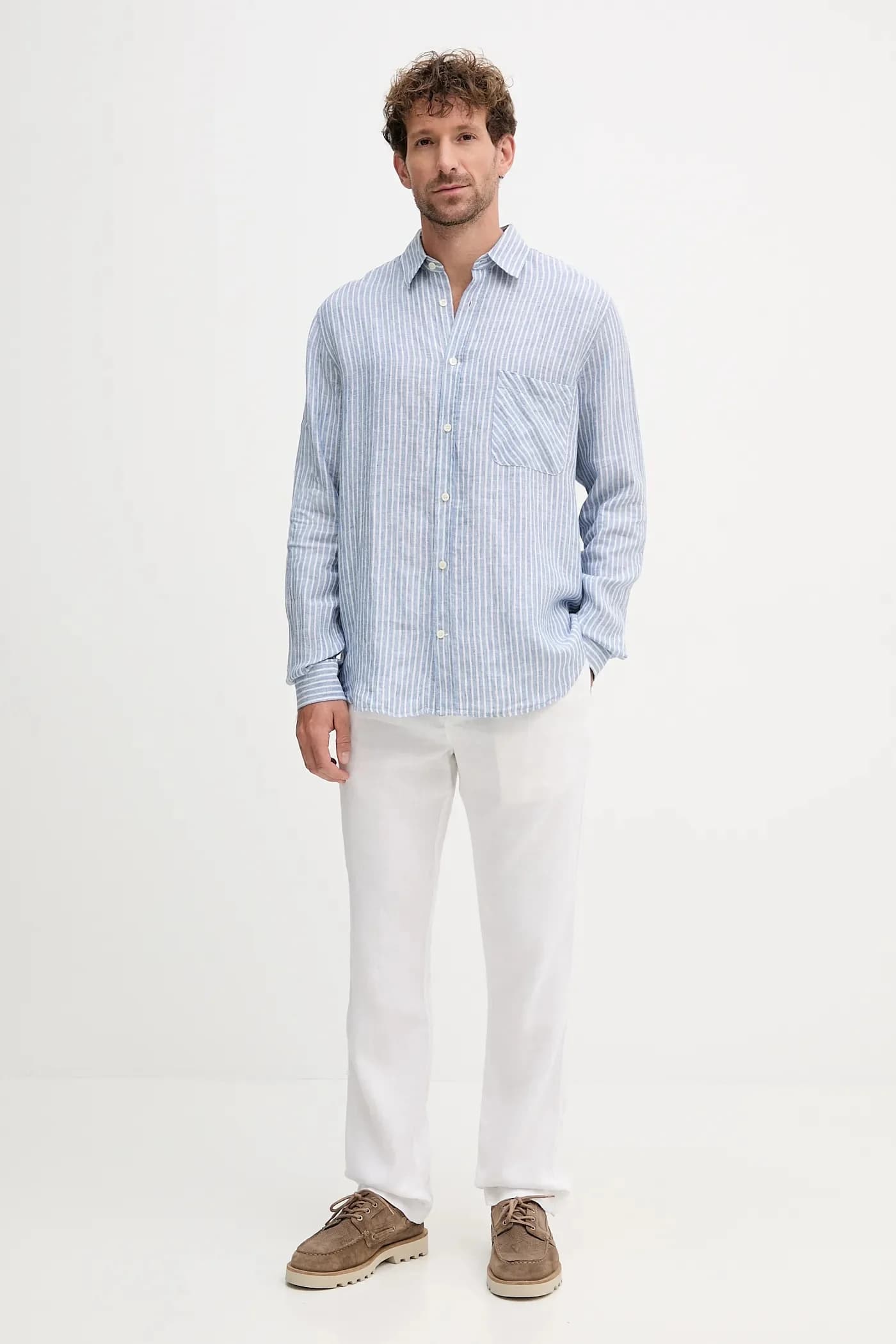 Льняные брюки - фото 2