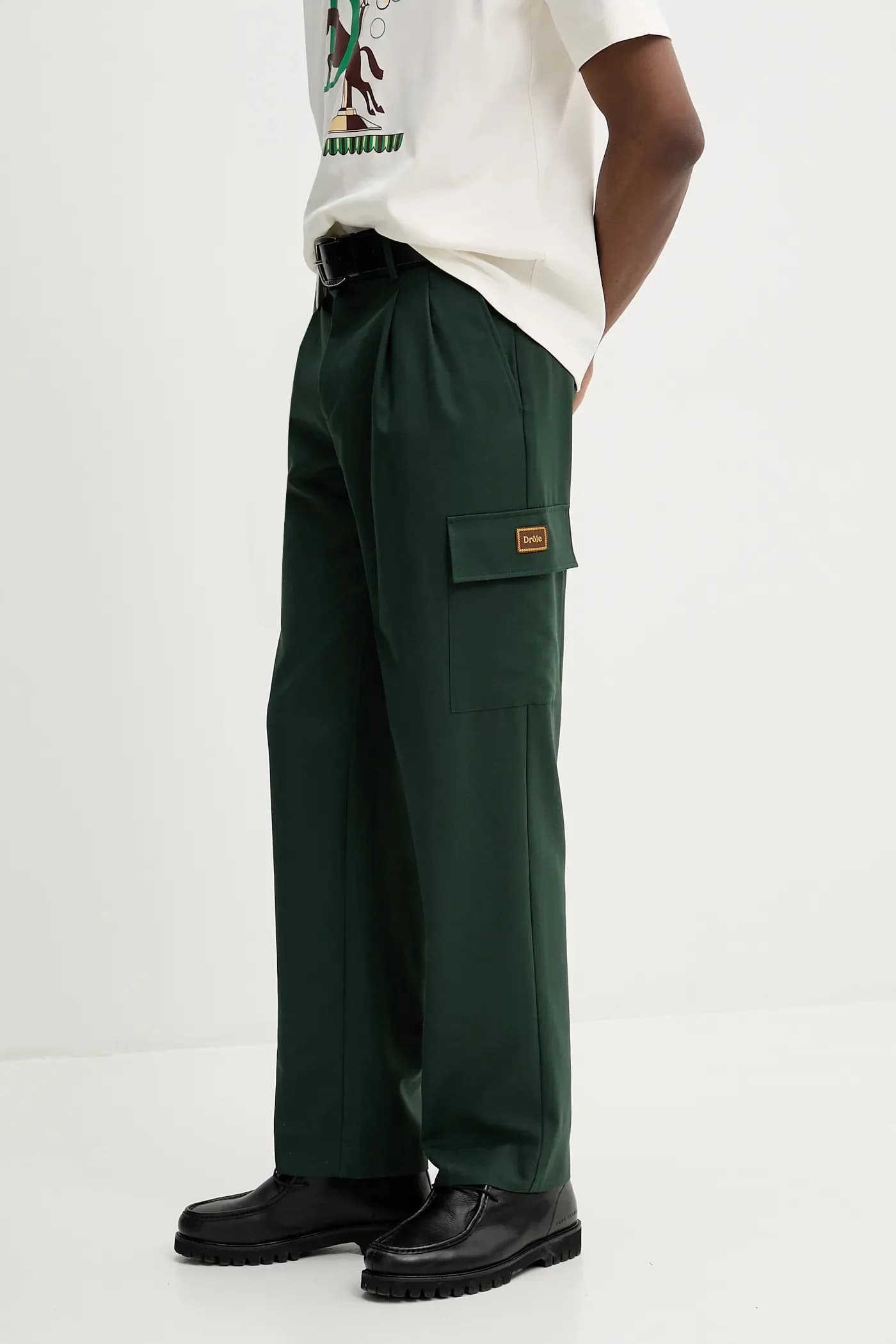 Брюки Le Pantalon Cargo Laine из смесовой шерсти