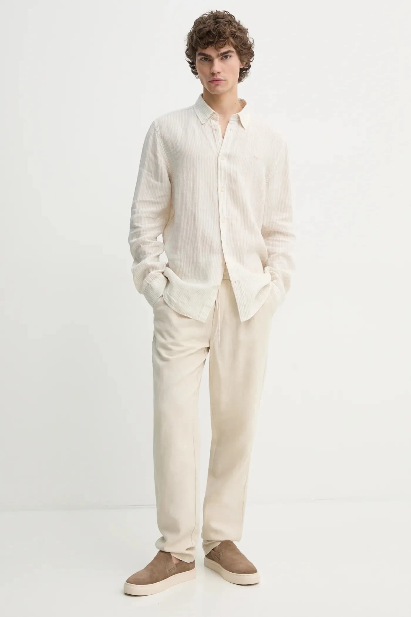 Льняные брюки - фото 2