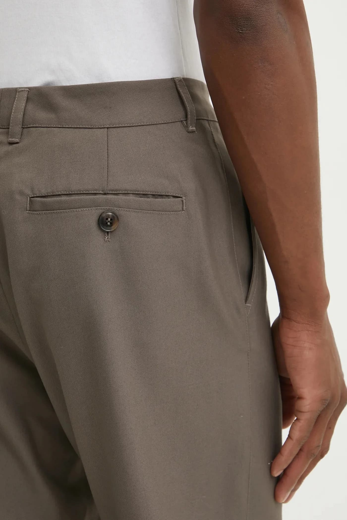 Брюки из смесовой шерсти - фото 4