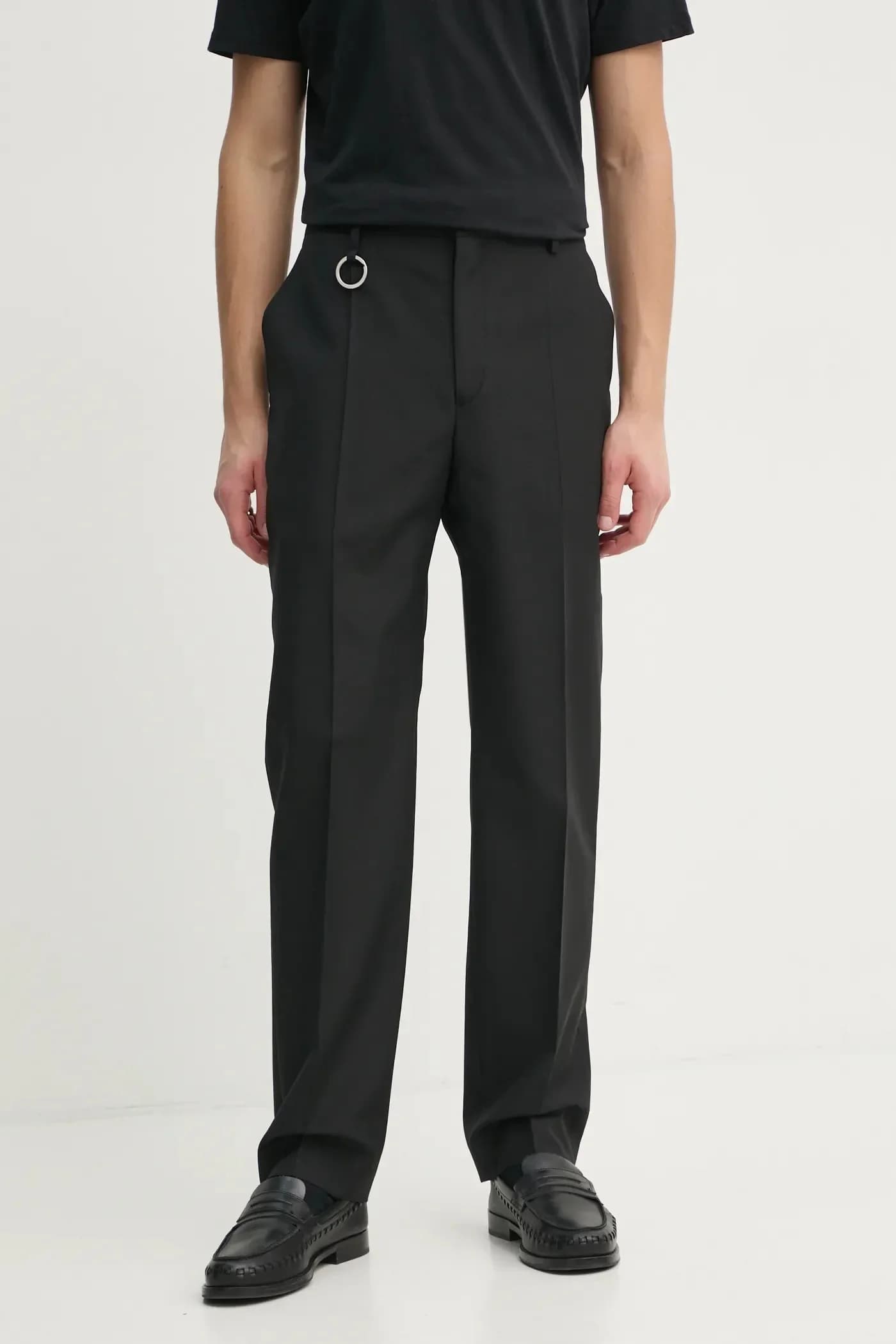 Брюки из смесовой шерсти