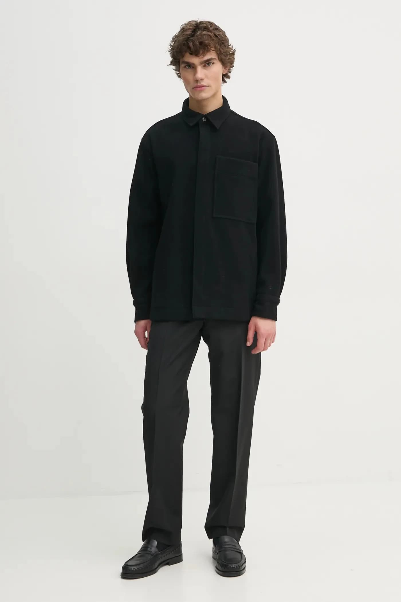 Брюки из смесовой шерсти - фото 2