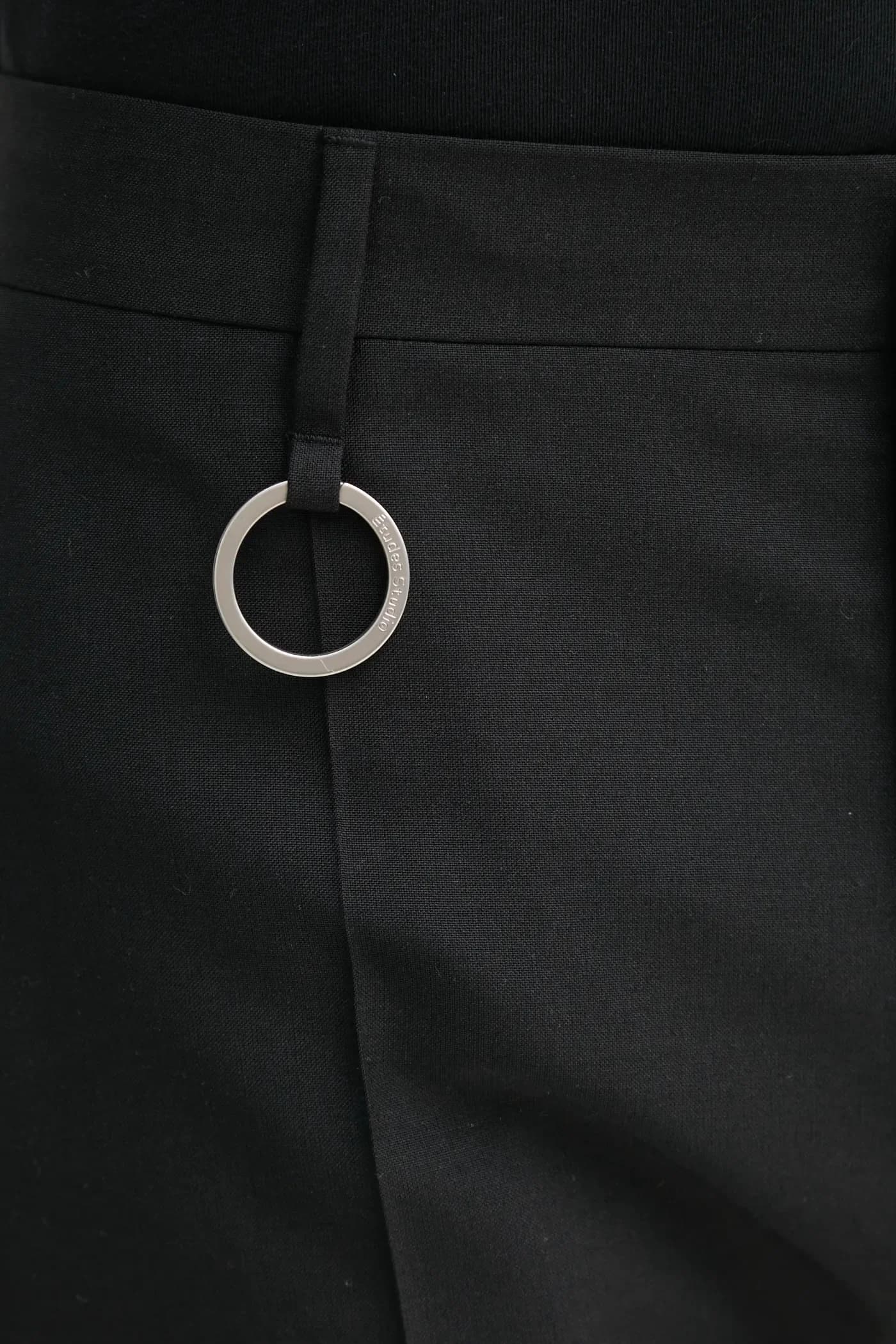 Брюки из смесовой шерсти - фото 4