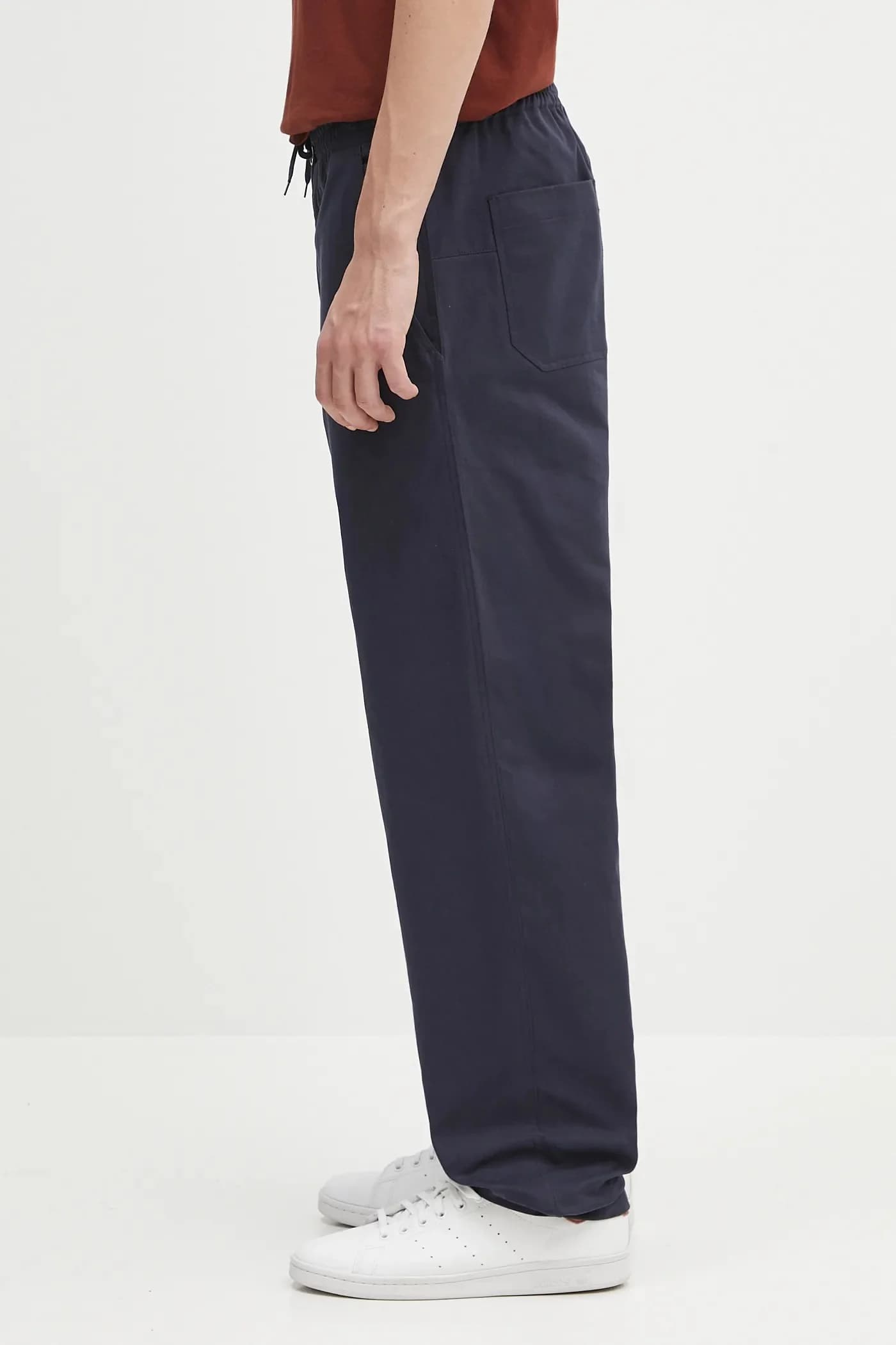 Брюки из хлопка с широкими панталонами - фото 2