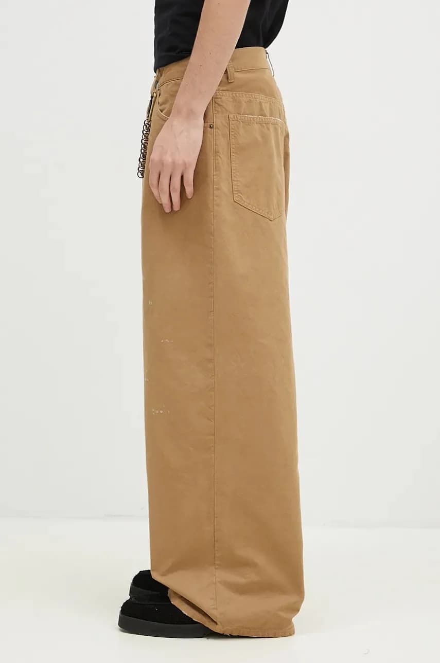 Брюки из хлопка с узором "Рэй" - фото 2