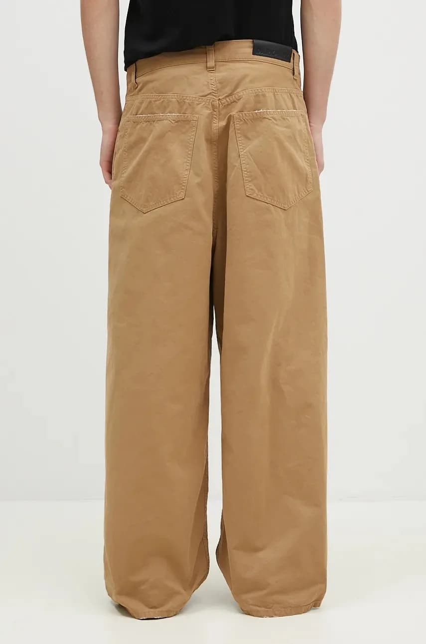 Брюки из хлопка с узором "Рэй" - фото 3