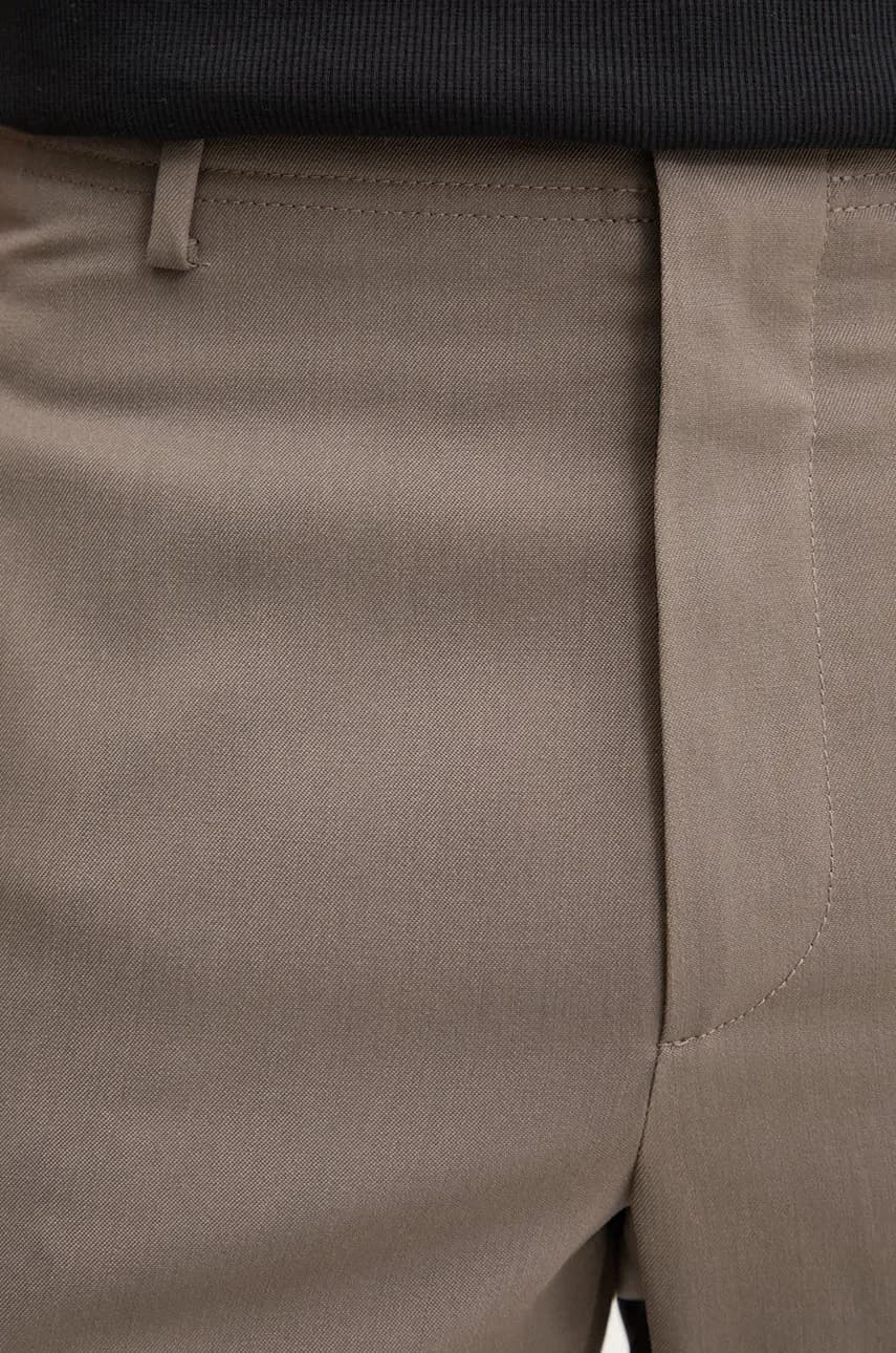 шерстяные брюки LOIC - фото 5