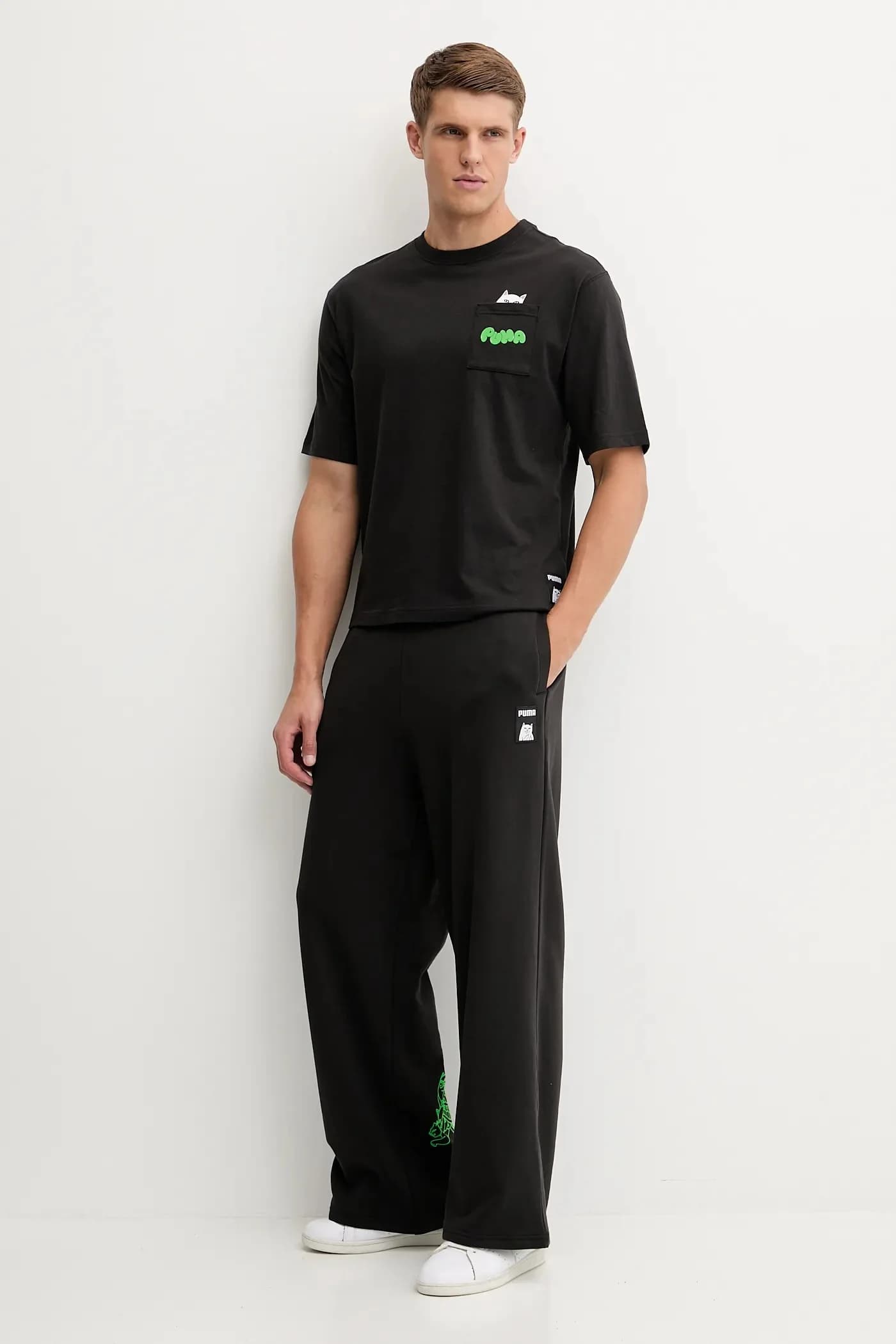 спортивные штаны из коллаборации с RIPNDIP - фото 2