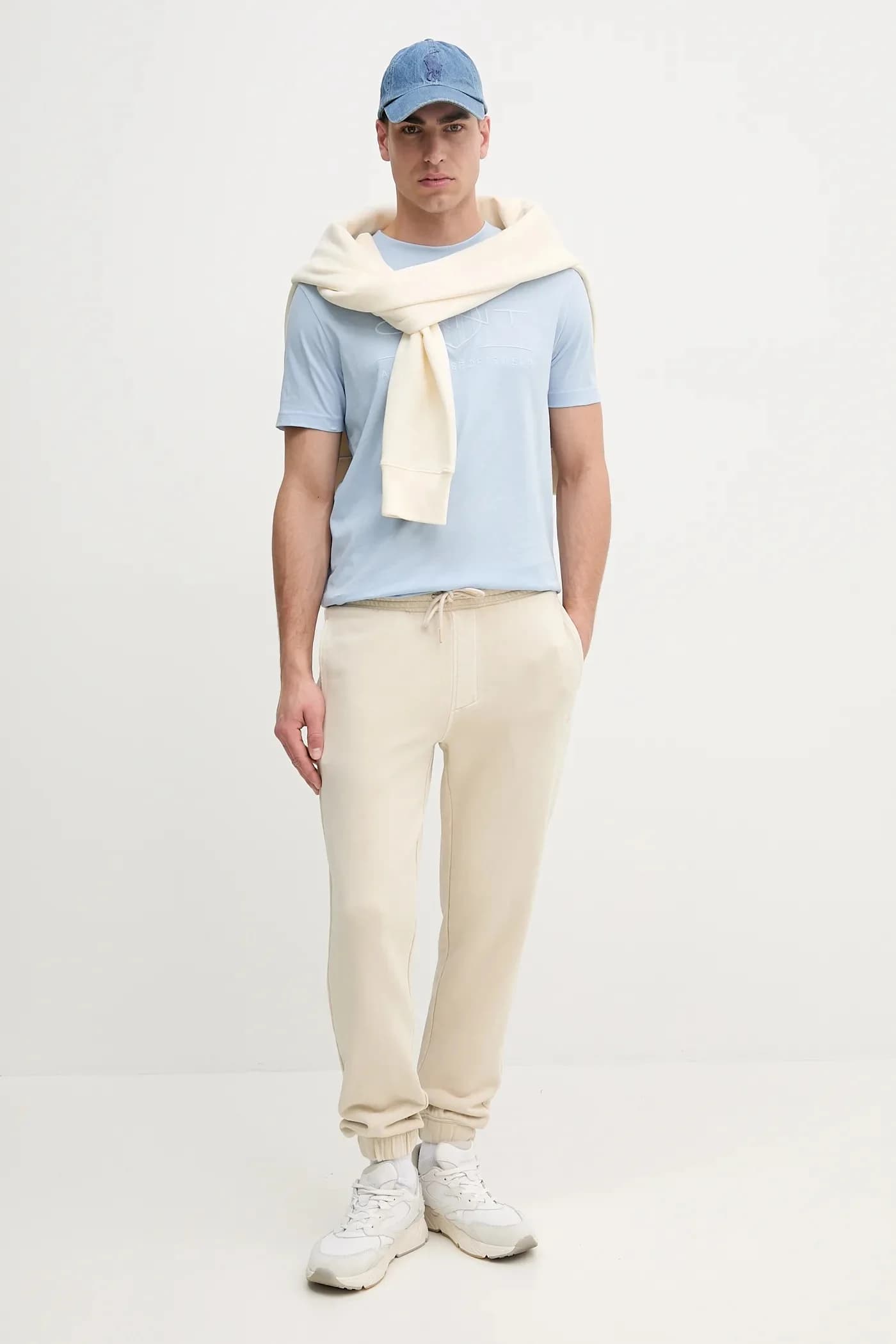 Хлопковые спортивные штаны - фото 2