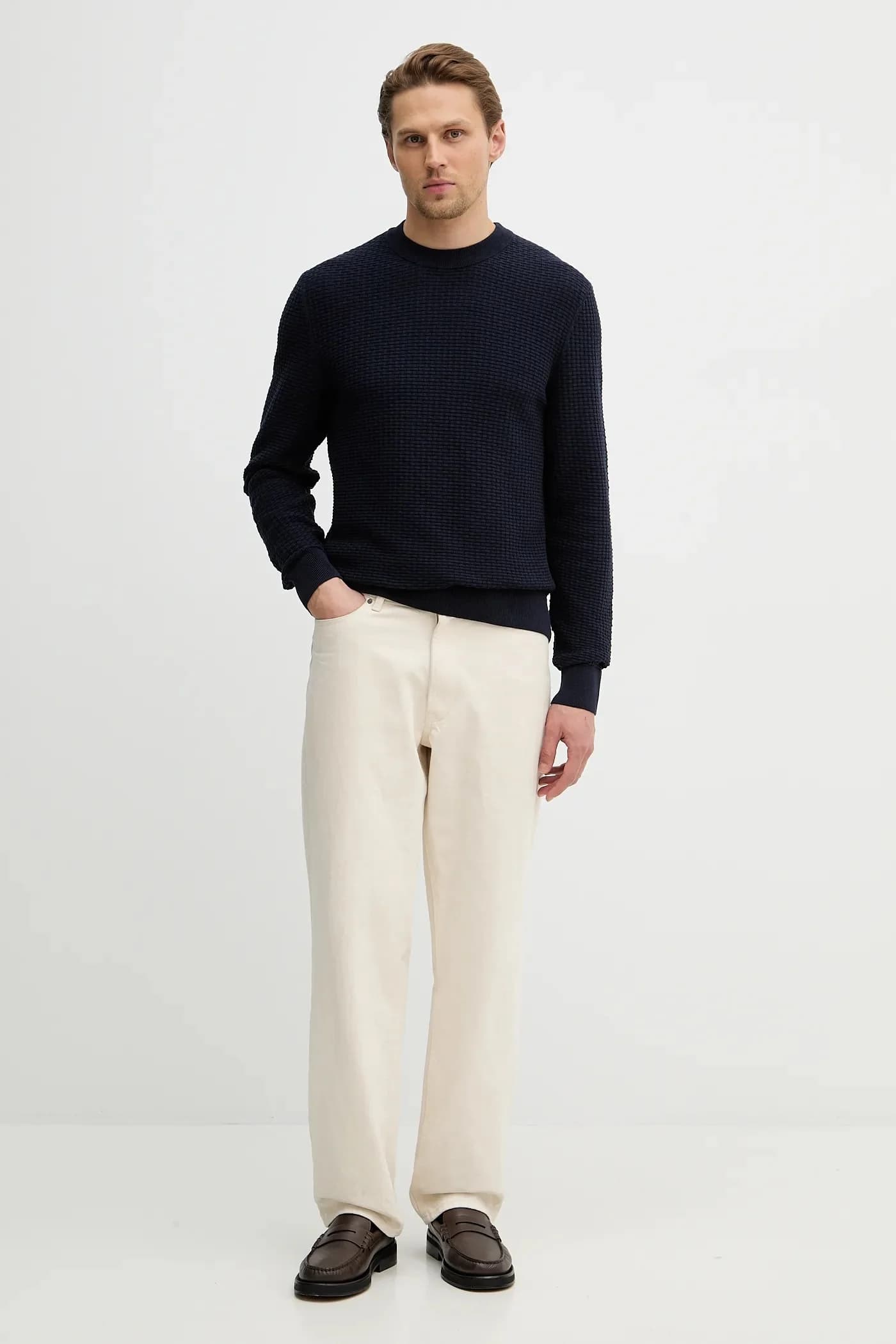 Хлопковый свитер - фото 2