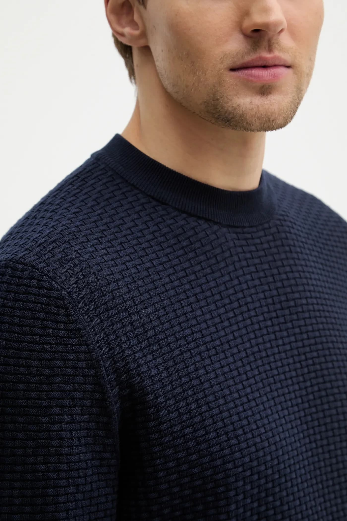 Хлопковый свитер - фото 5