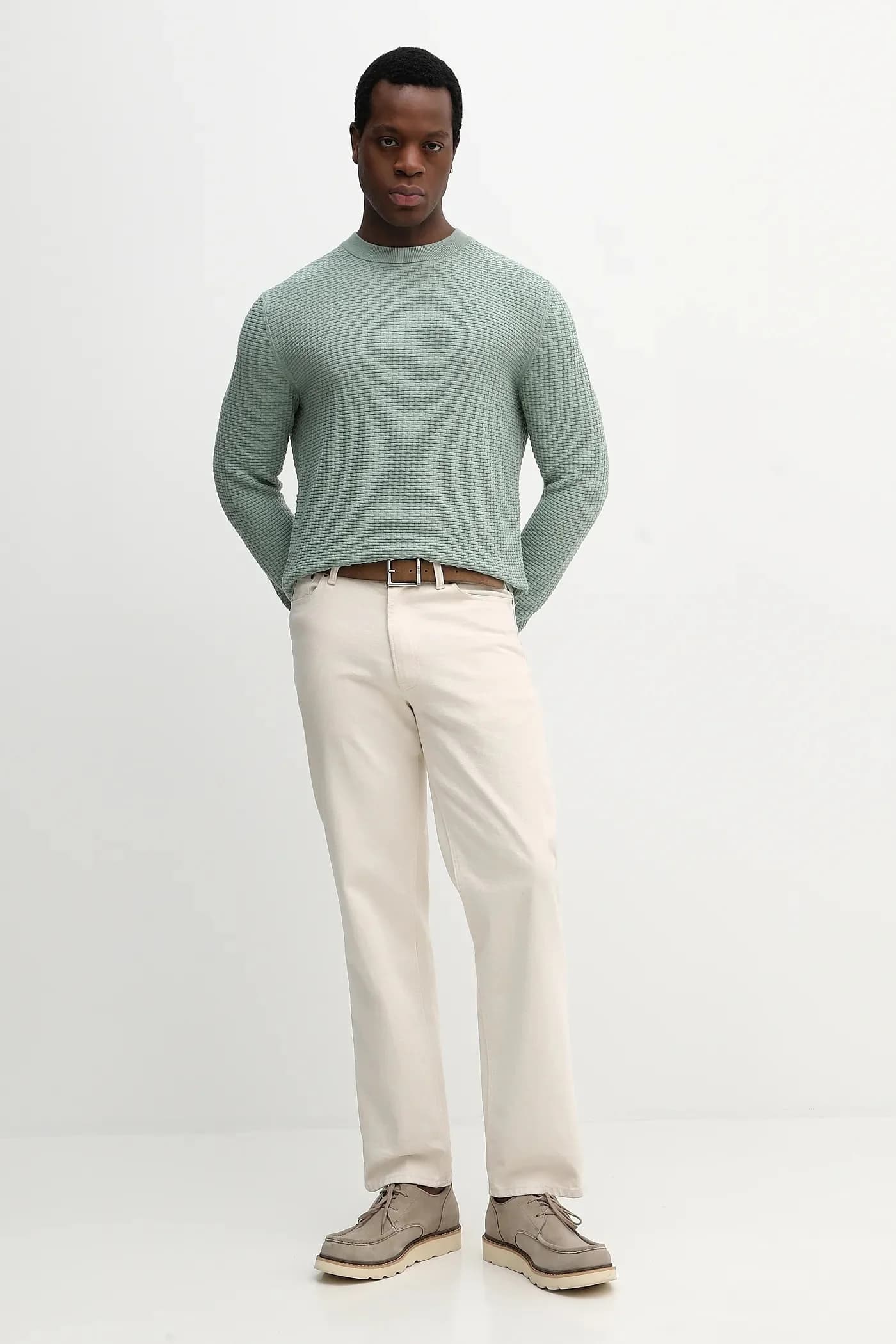 Хлопковый свитер - фото 2