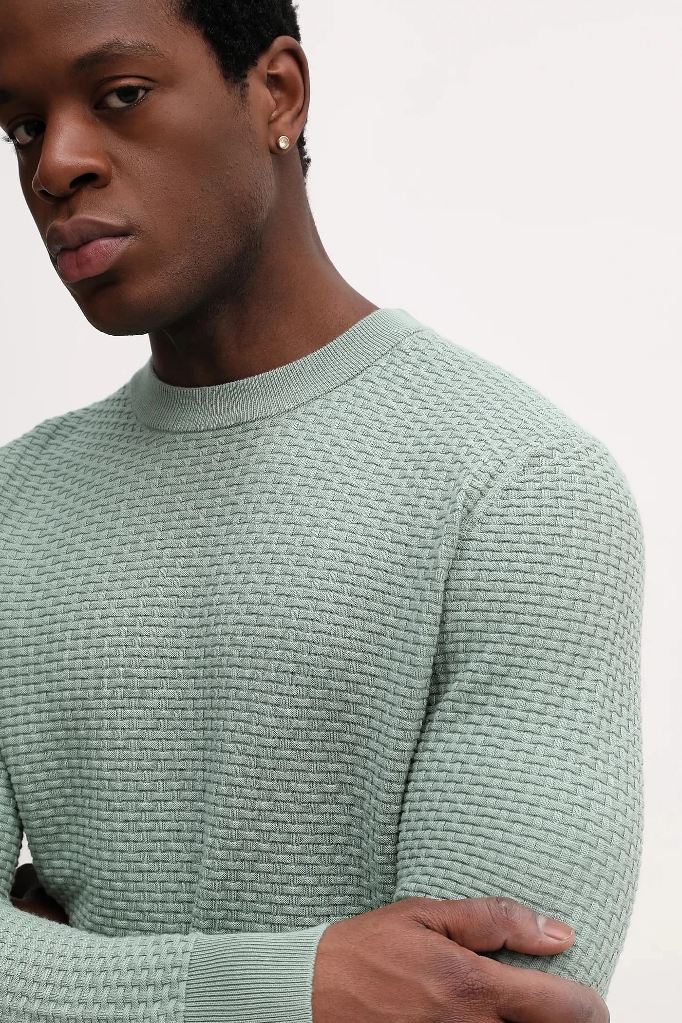 Хлопковый свитер - фото 4