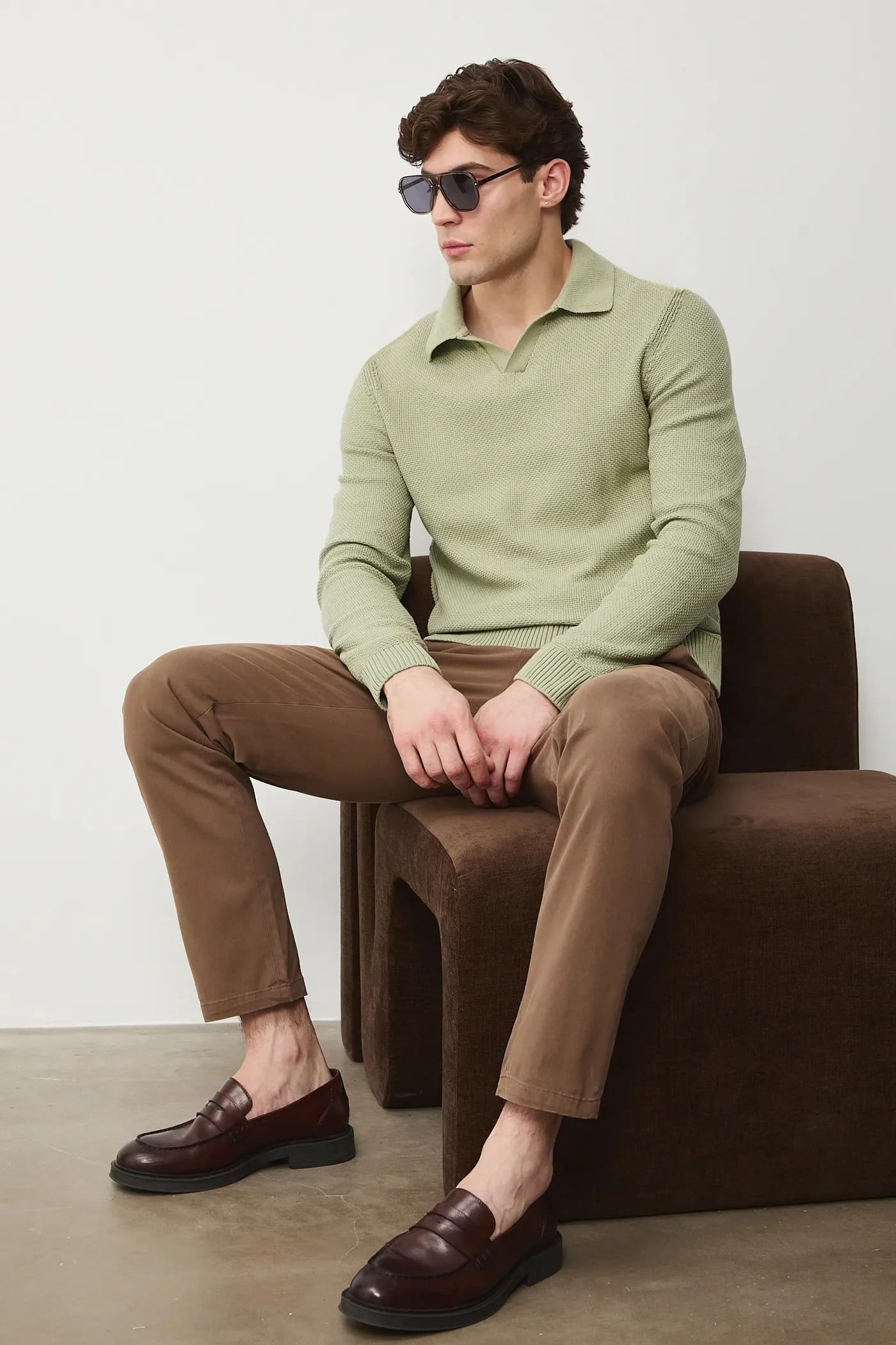 Хлопковый свитер - фото 4