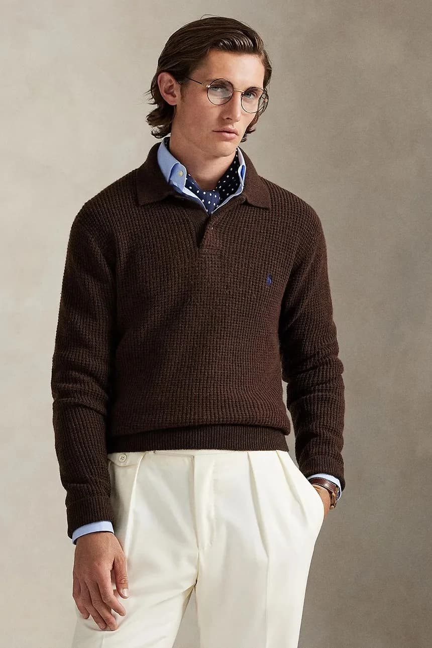 Свитер из смесовой шерсти