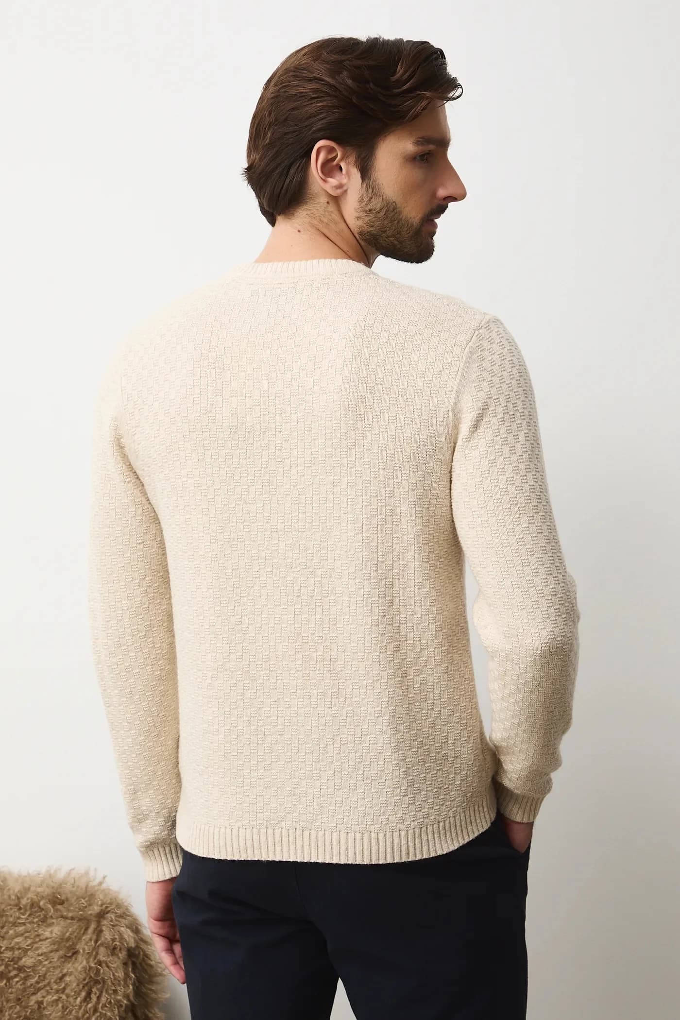 Свитер из смесовой шерсти - фото 3